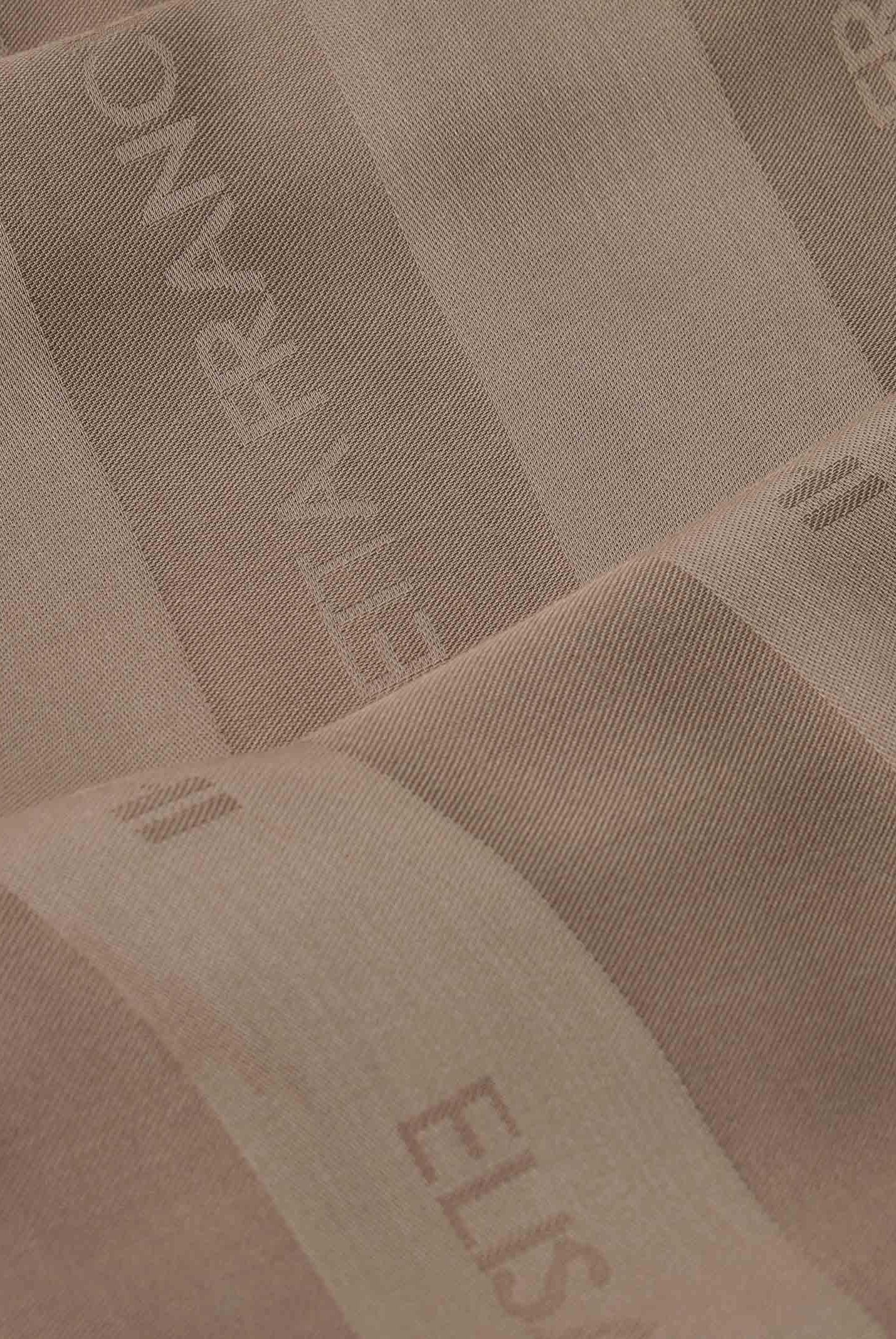 ELISABETTA FRANCHI Pashmina argilla da donna con logo SC14F61E2 229 ELISABETTA FRANCHI