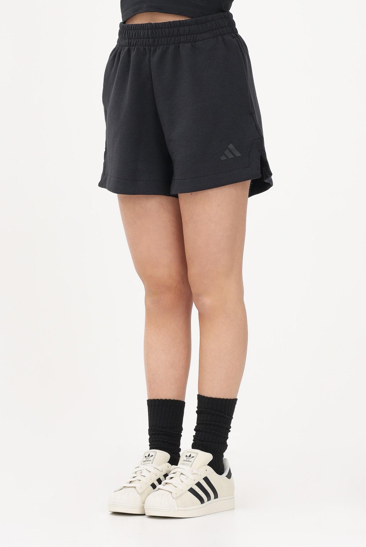 ADIDAS PERFORMANCE Shorts sportivo Soft Lux Loose nero da donna JM3751 . ADIDAS PERFORMANCE