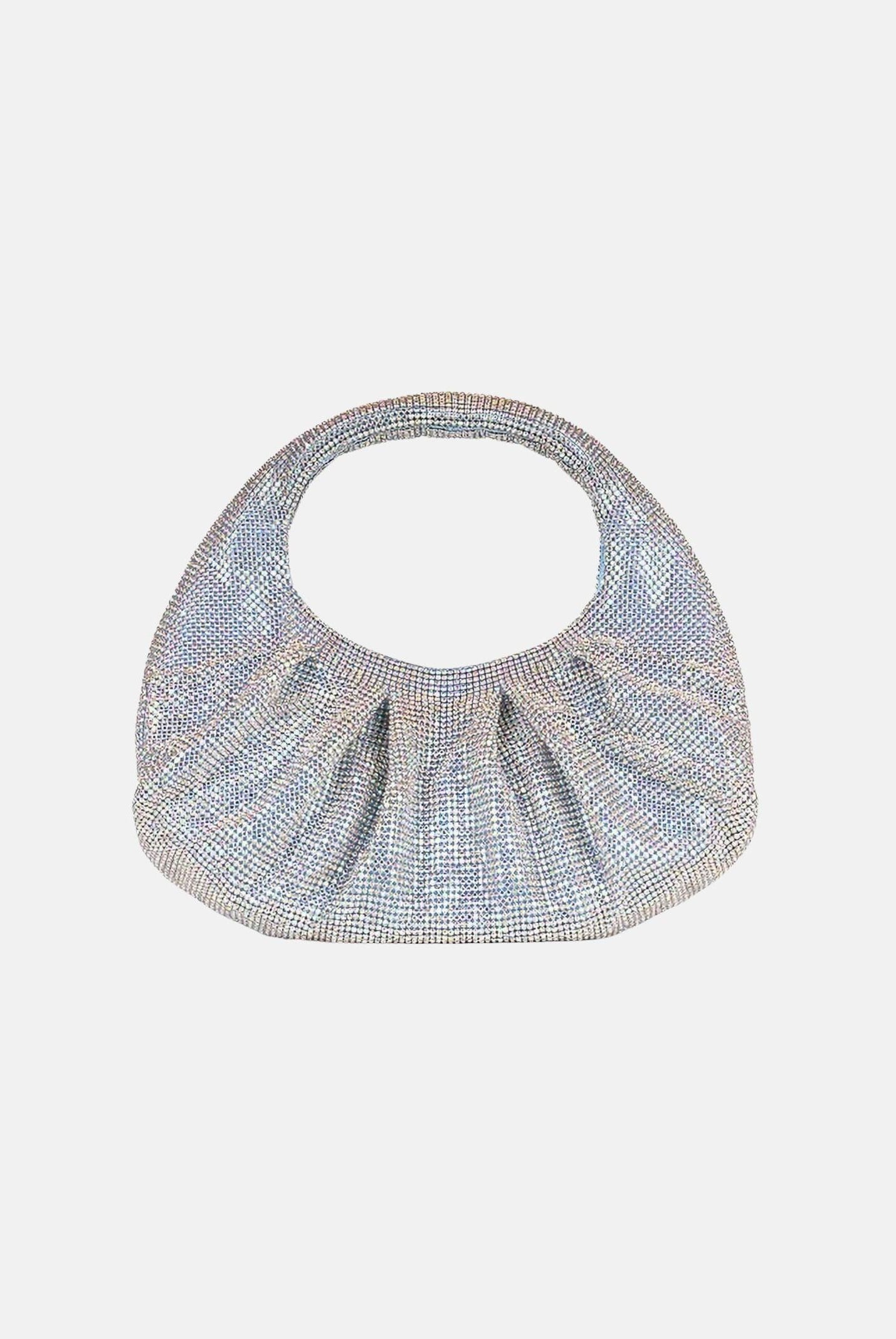 TWENTY FOURHAITCH Borsa a mano argento e polvere da donna con strass LB1006262P PO TWENTY FOURHAITCH