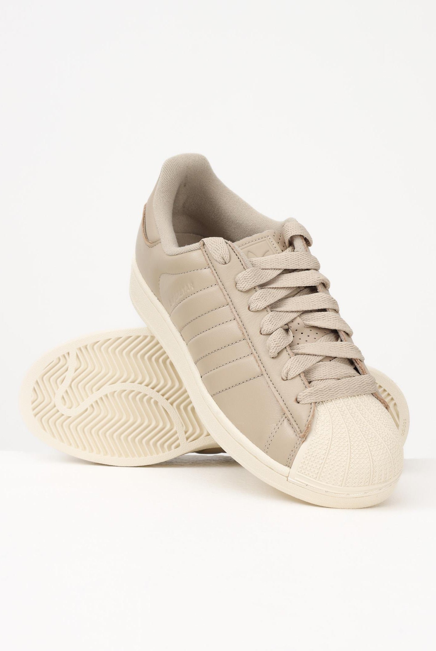 ADIDAS ORIGINALS Sneakers SUPERSTAR II beige per uomo e donna KI0973 . ADIDAS ORIGINALS