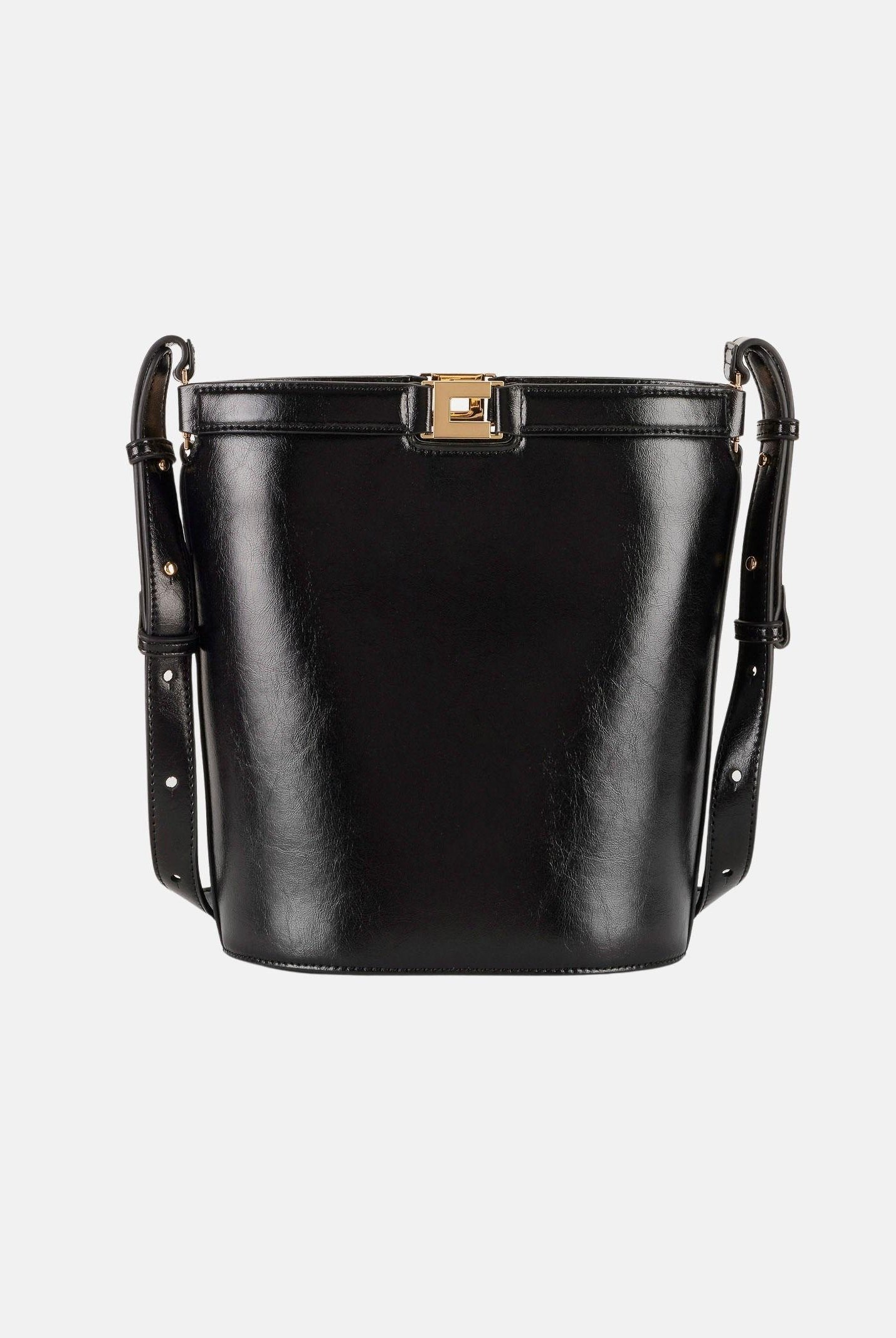 ELISABETTA FRANCHI Borsa a secchiello nera da donna BS16A61E2 110 ELISABETTA FRANCHI