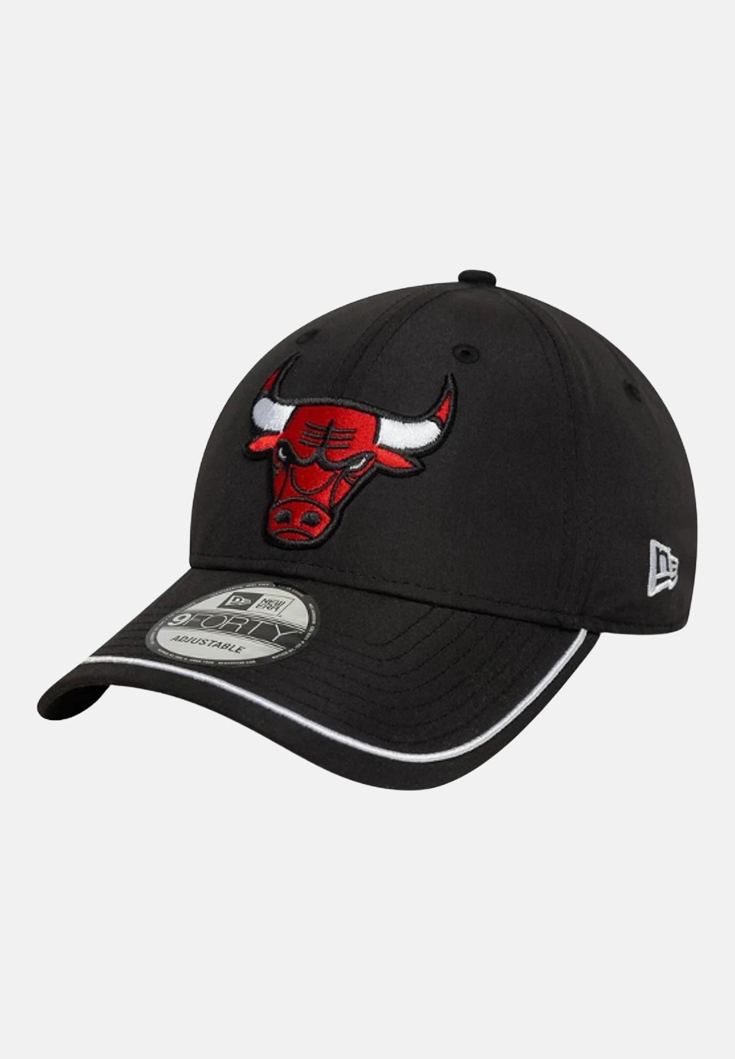 NEW ERA Cappello con visiera 9FORTY Chicago Bulls NBA Piping nero per uomo e donna 60691228 NEW ERA