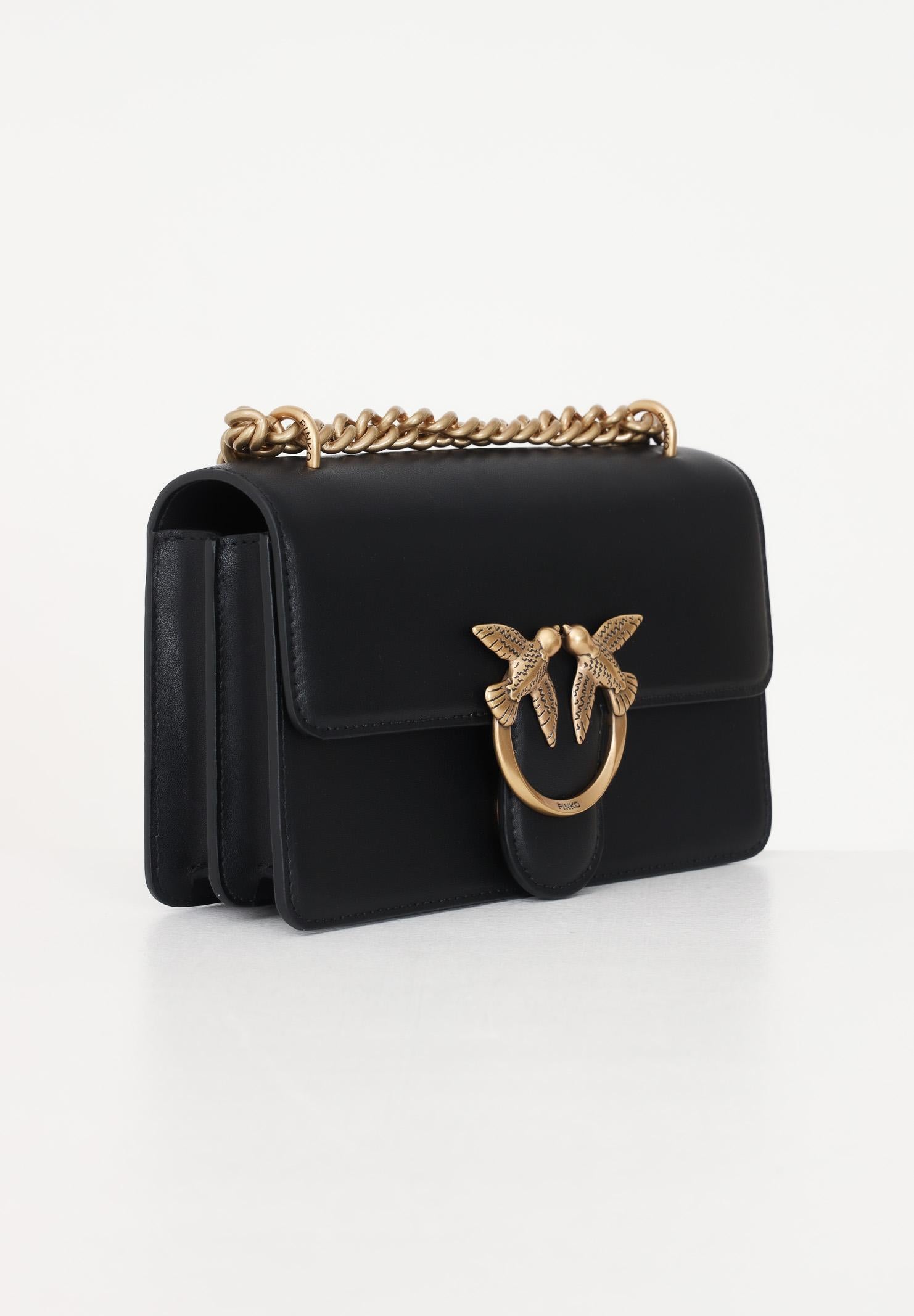 PINKO Borsa a tracolla Mini Love Bag nera da donna 100074A0F1 Z99Q PINKO