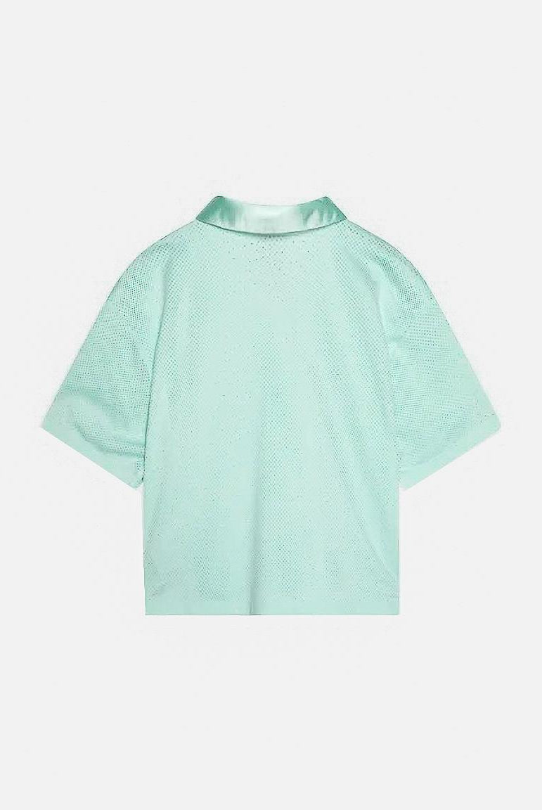 JORDAN Camicia CAMP verde acqua da bambina 45D980 U4A JORDAN