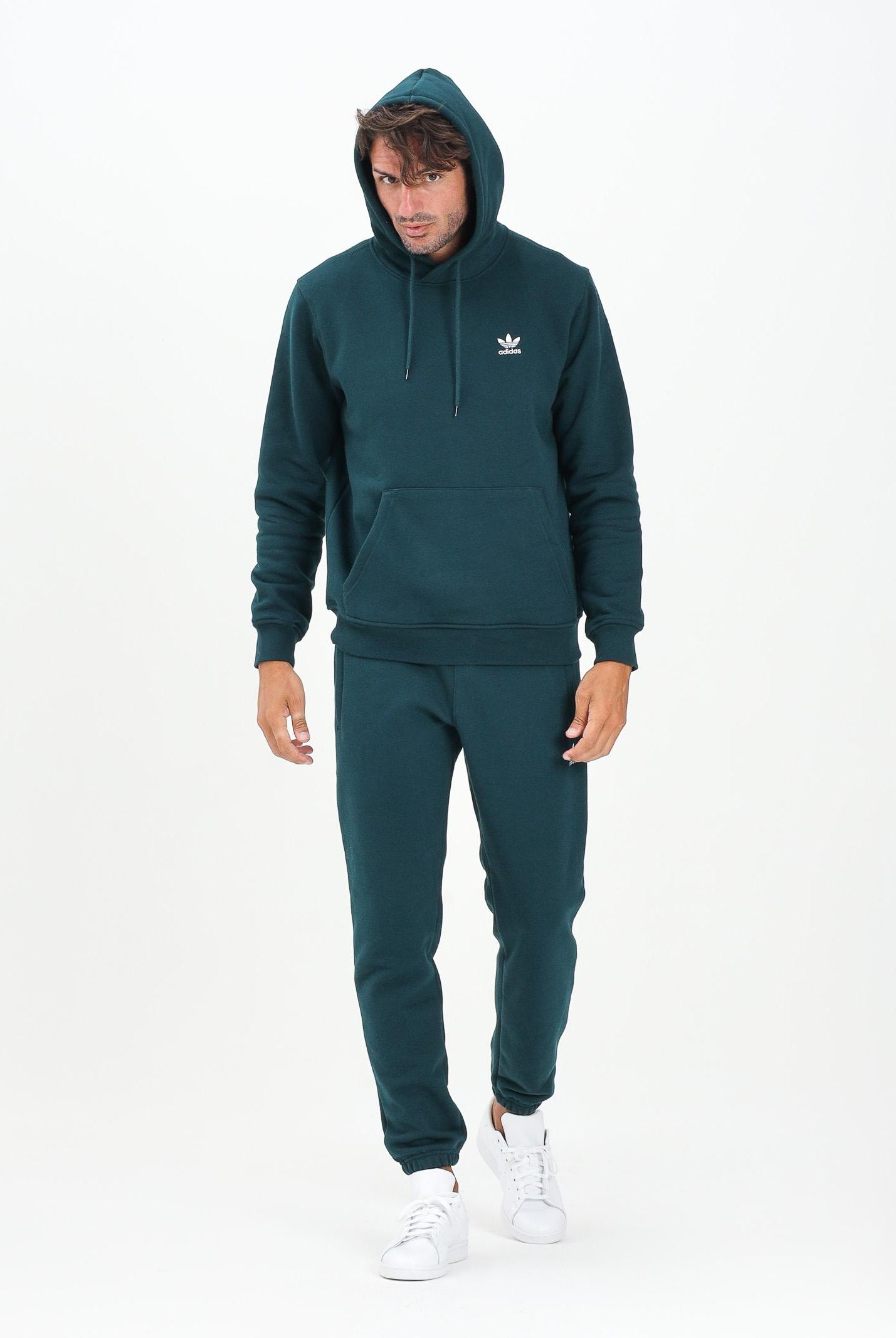 ADIDAS ORIGINALS Pantalone sportivo Trefoil Essentials verde da uomo JZ3585 ADIDAS ORIGINALS
