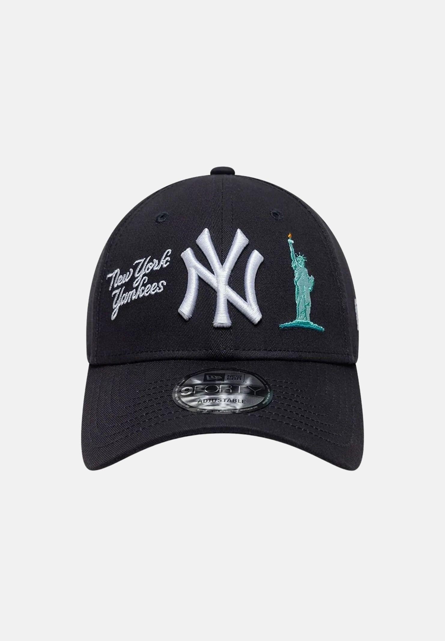 NEW ERA Cappello con visiera 9FORTY New York Yankees MLB City Icon blu per uomo e donna 60856324 . NEW ERA