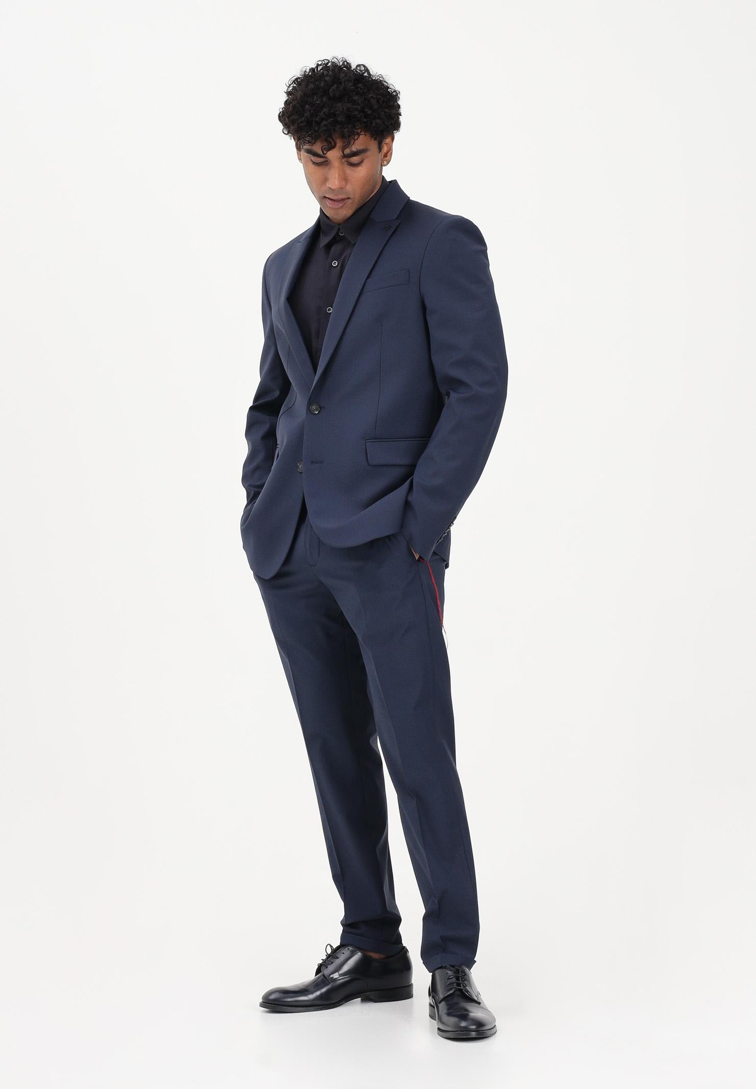 PATRIZIA PEPE Pantalone elegante blu da uomo 5PA429A1WK C166 PATRIZIA PEPE