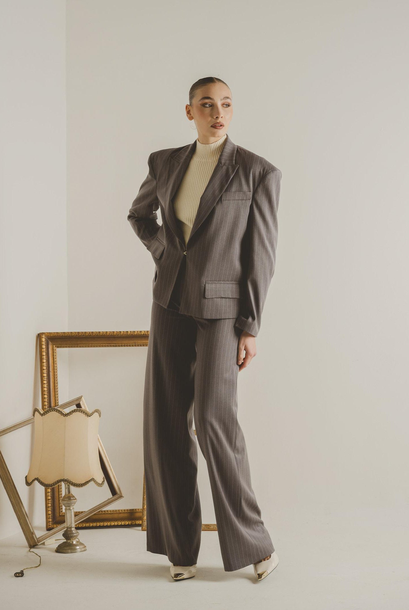 SANTAS Giacca OMBRE grigia da donna PV2619 GR SANTAS