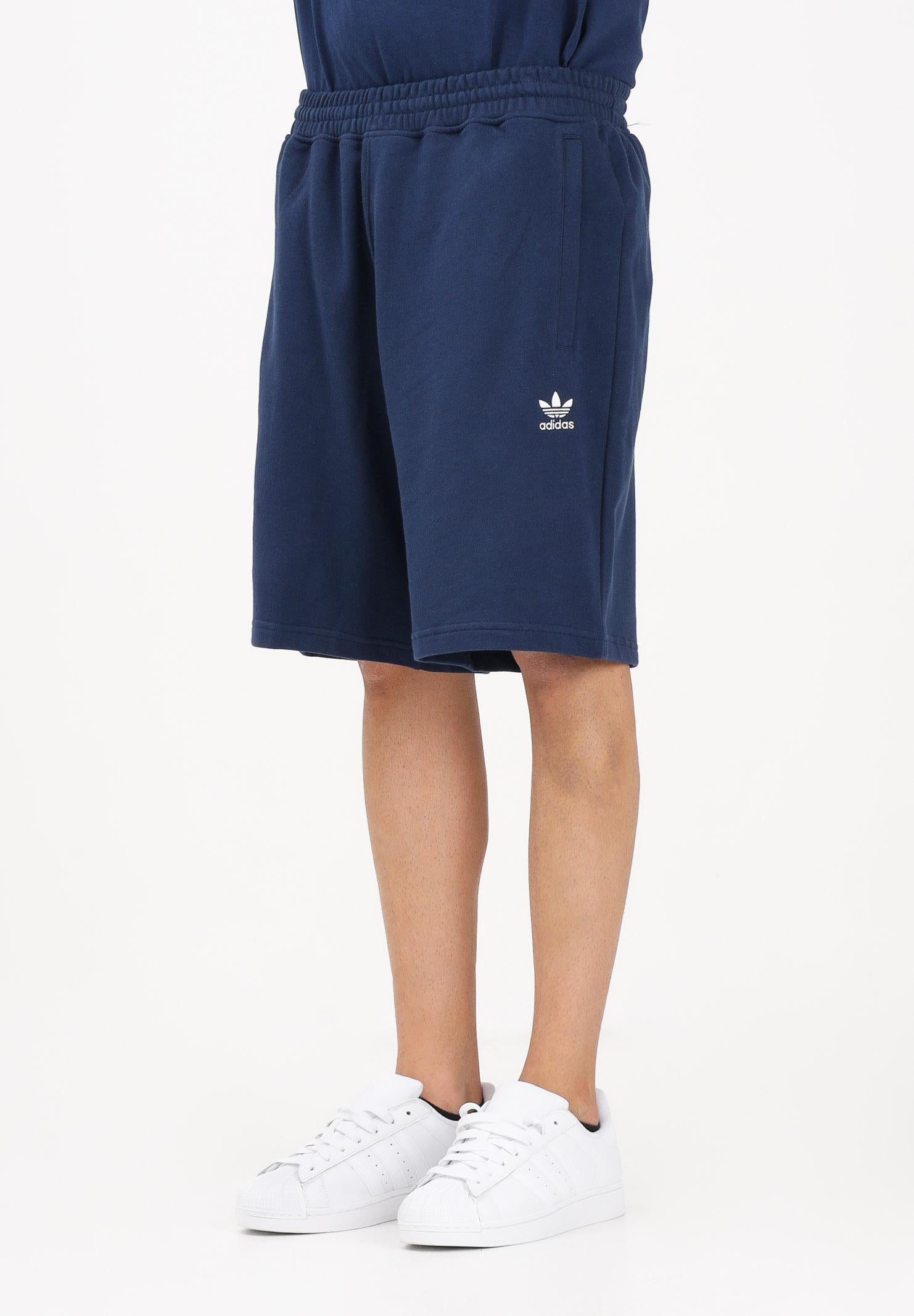 ADIDAS ORIGINALS Shorts sportivo Essentials Trefoil blu da uomo IY8521 . ADIDAS ORIGINALS