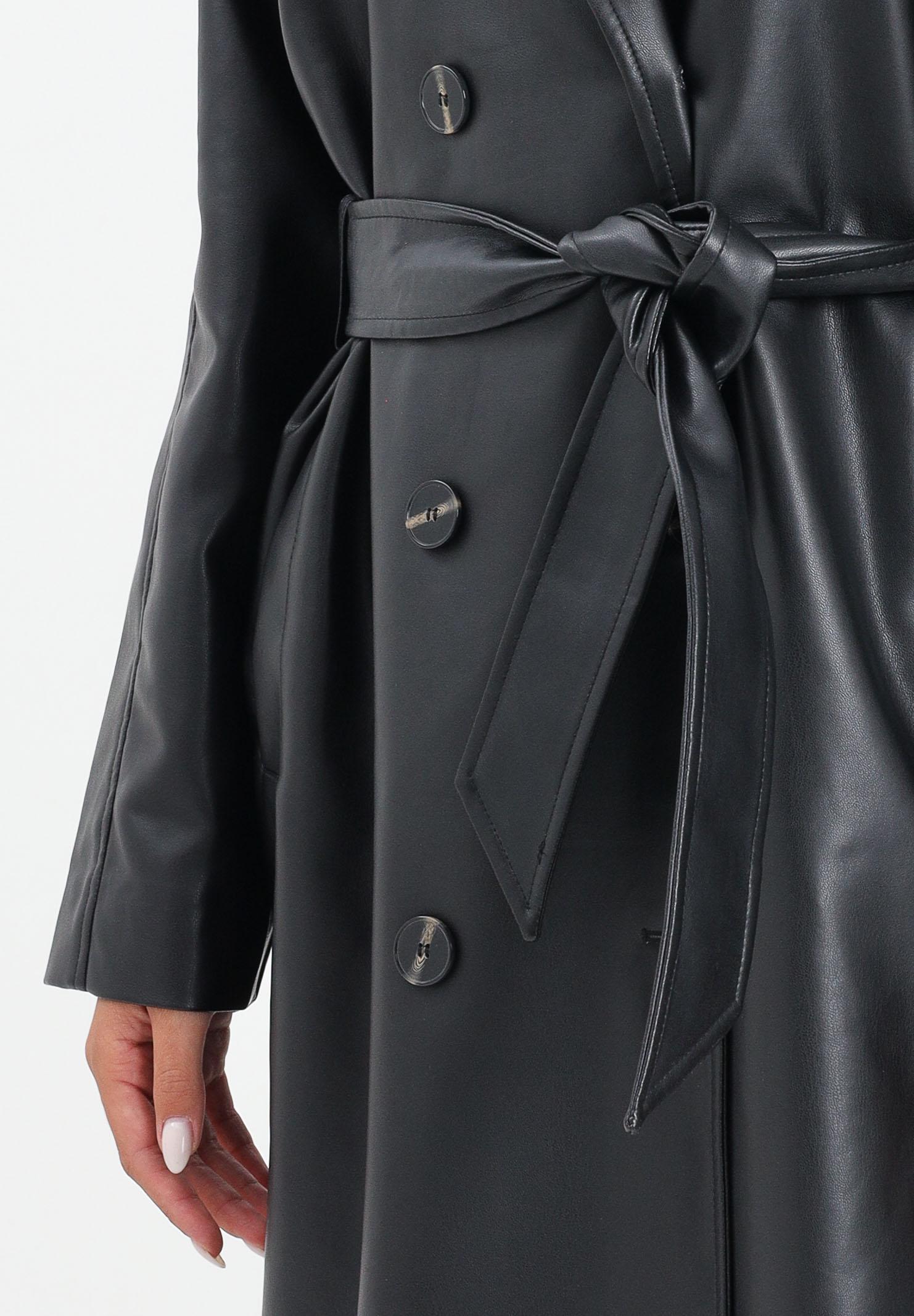 ONLY Trench in eco-pelle nero da donna 15349543 Black ONLY