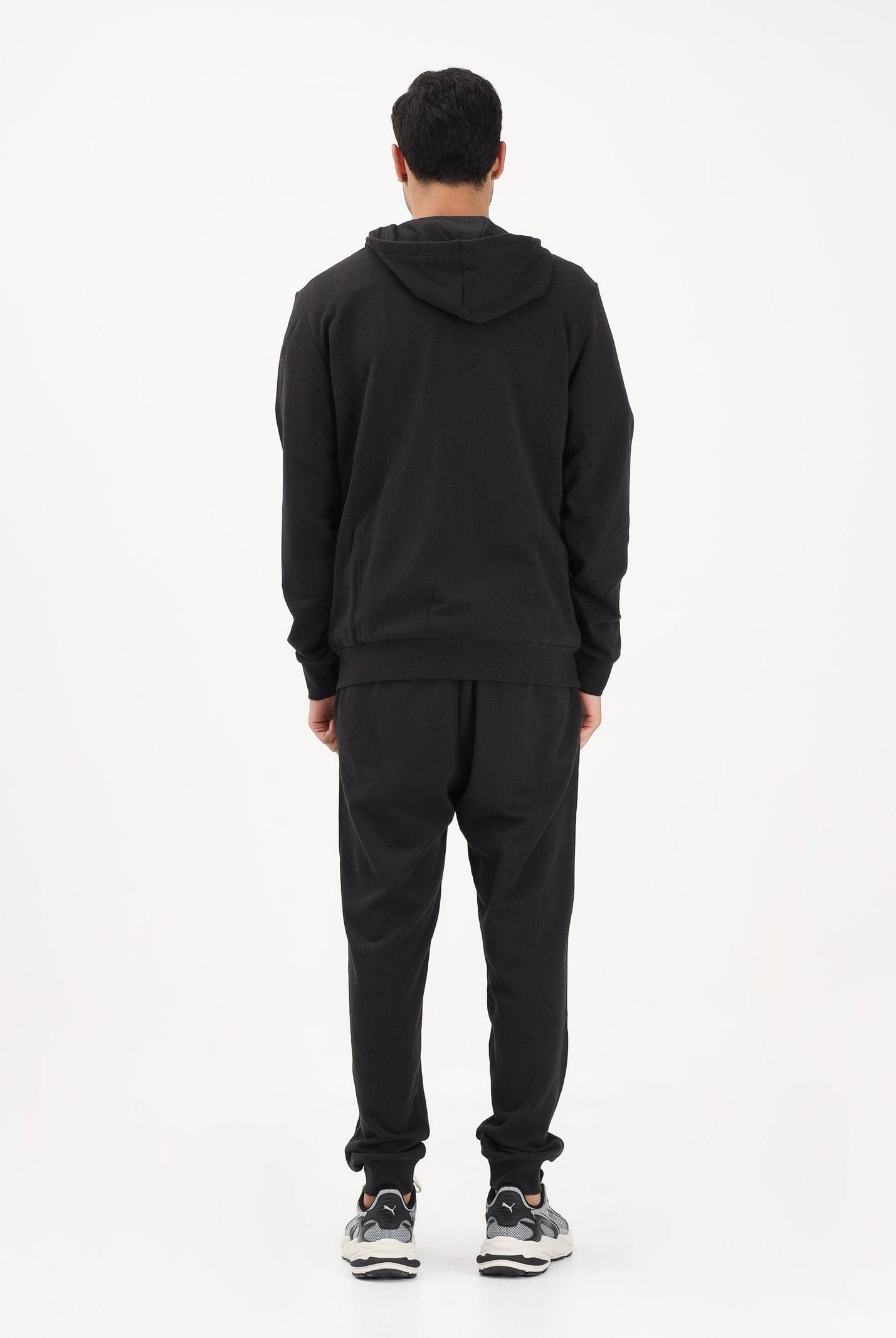 PUMA Tuta Essentials Elevated nera da uomo 691771 01 PUMA