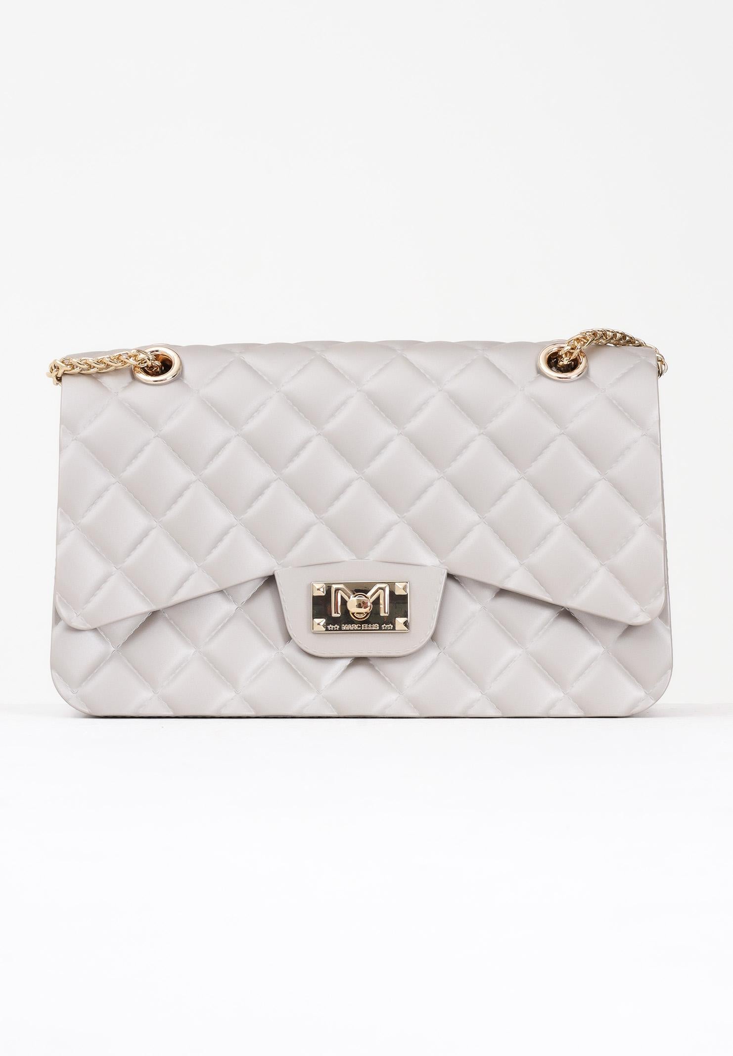 MARC ELLIS Borsa a tracolla Flat Falcon M grigio perla da donna FLAT-FALCON-M TALIGO MARC ELLIS
