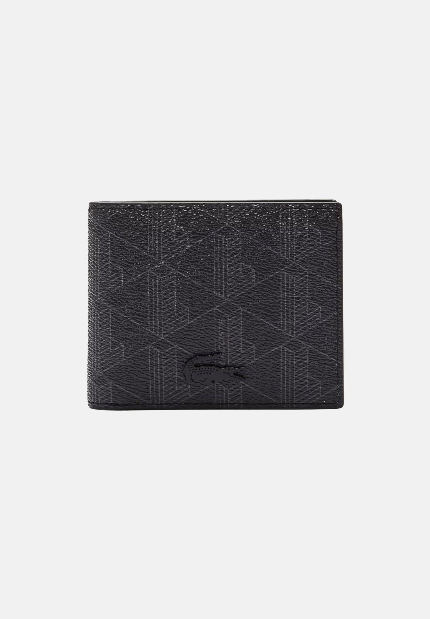 LACOSTE Portafogli The Blend nero da uomo NH3697 H45 LACOSTE