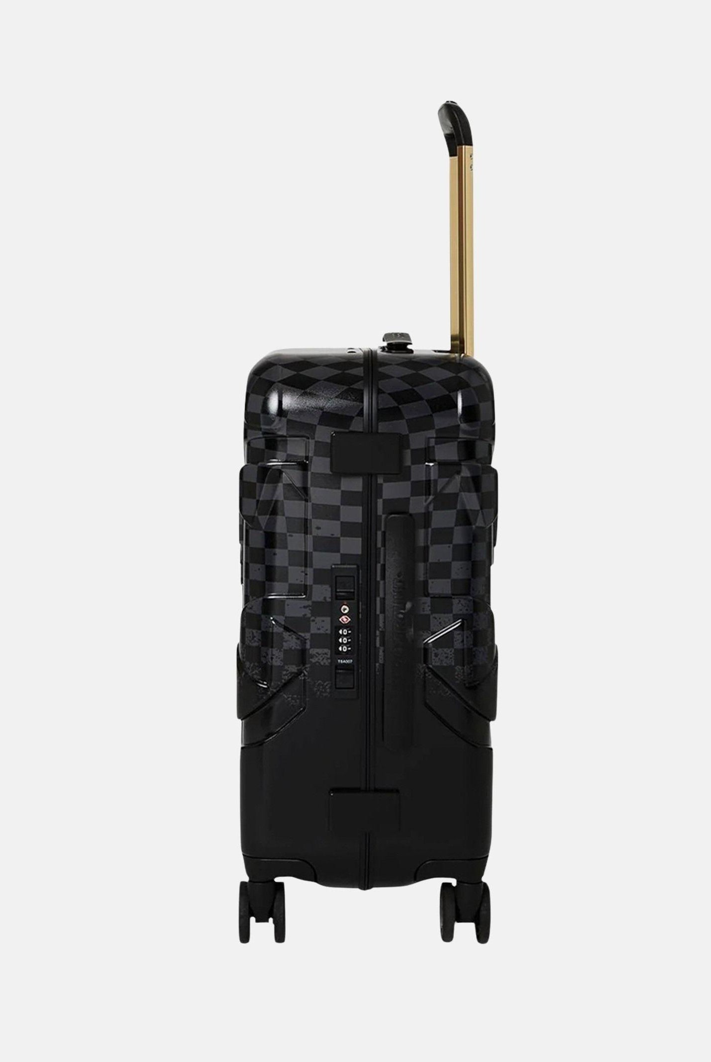 SPRAYGROUND Trolley SPRITZ BLACK CARRY-ON HARD LUGGAGE nero per uomo e donna 910CL288NSZ . SPRAYGROUND