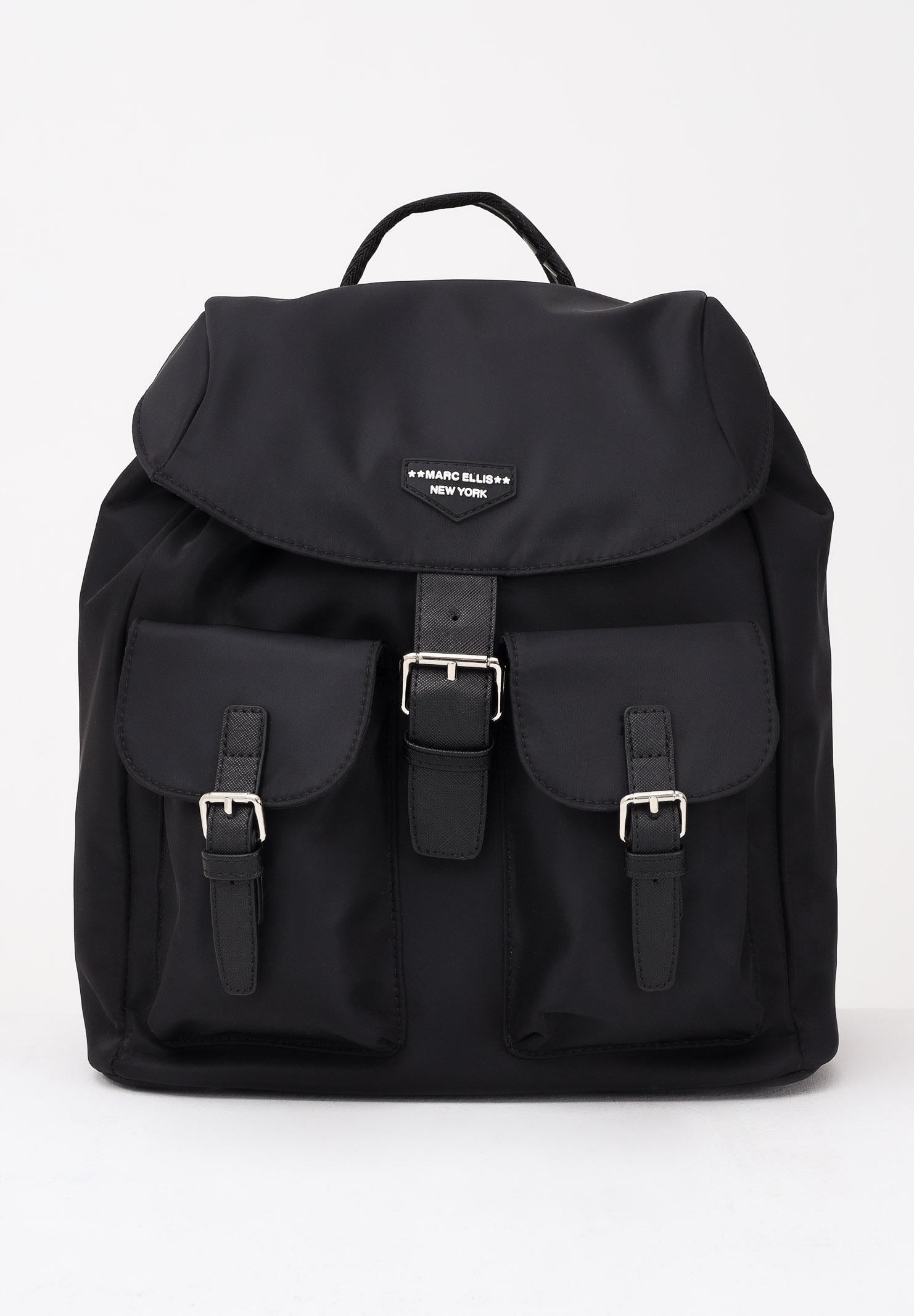 MARC ELLIS Zaino NEW YORK nero da donna NEW-YORK-NY BL MARC ELLIS