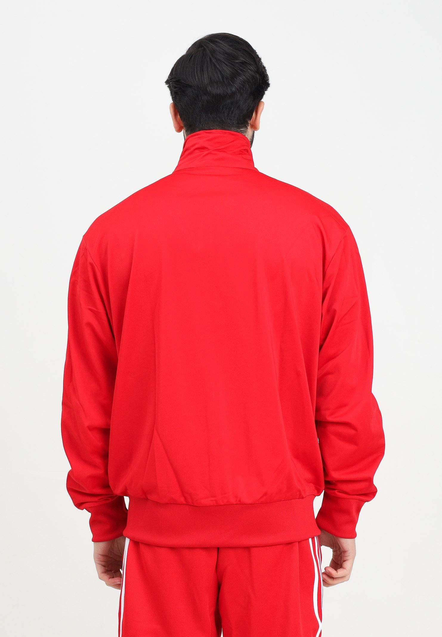 ADIDAS ORIGINALS Felpa con zip Adicolor Classics Firebird rossa da uomo IJ7060 ADIDAS ORIGINALS