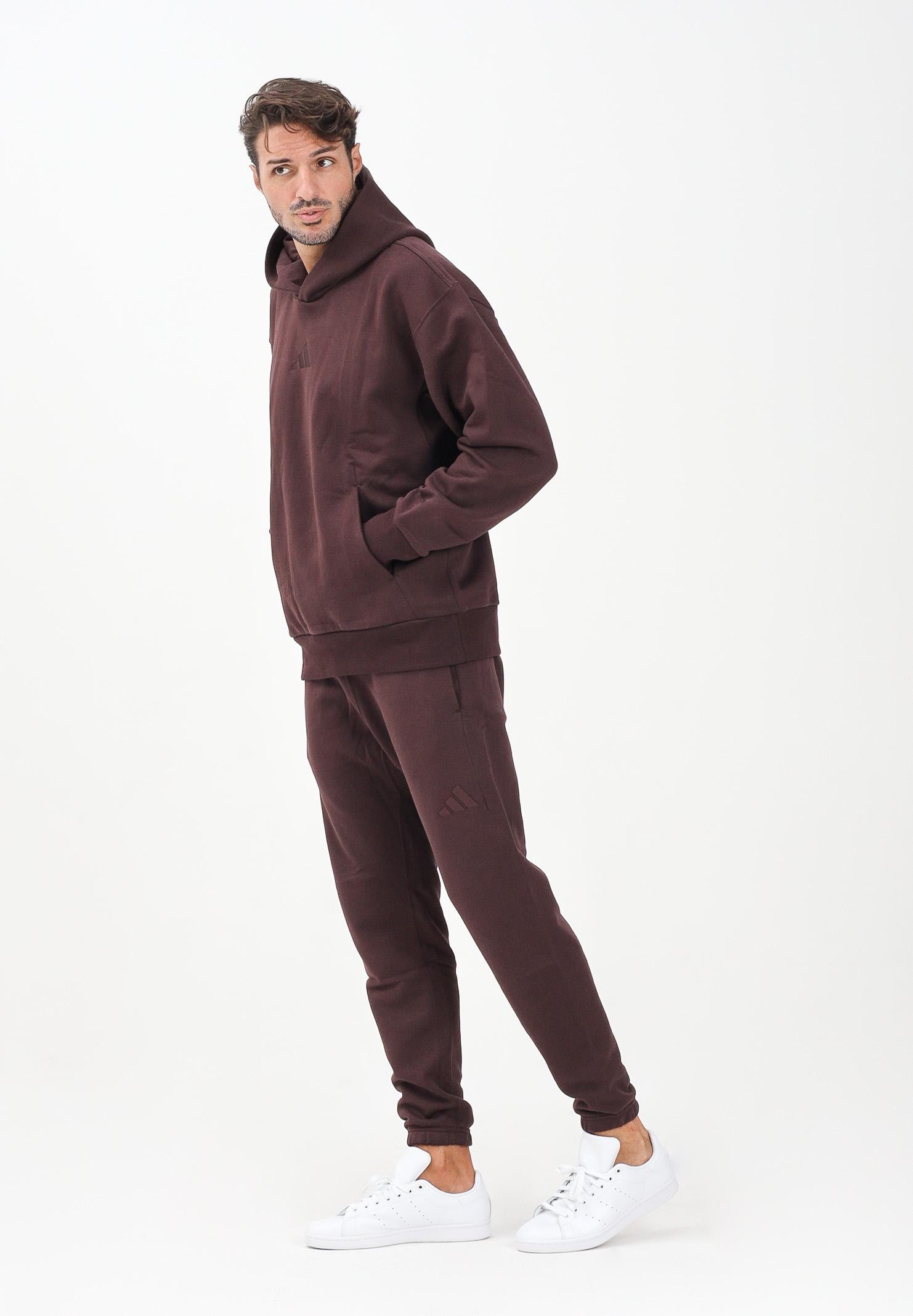 ADIDAS PERFORMANCE Pantalone sportivo ALL SZN Fleece Regular Tapered marrone da uomo JX5098 . ADIDAS PERFORMANCE