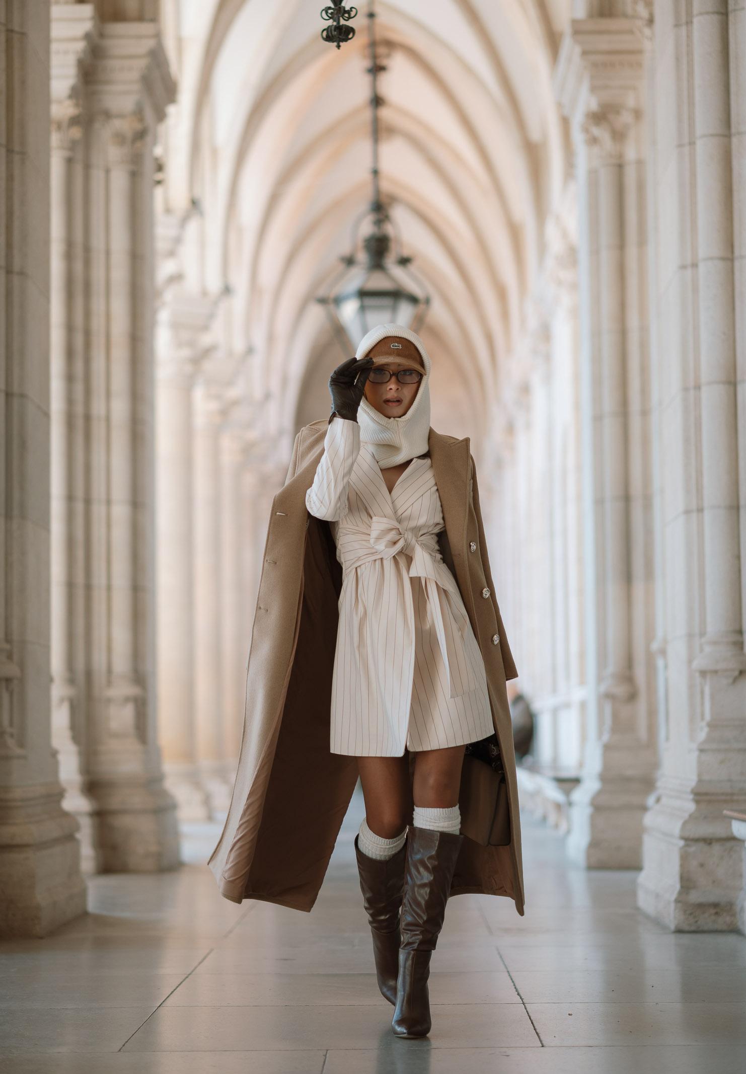 SANTAS Abito corto HÉROÏNE panna da donna PV2604 PA SANTAS