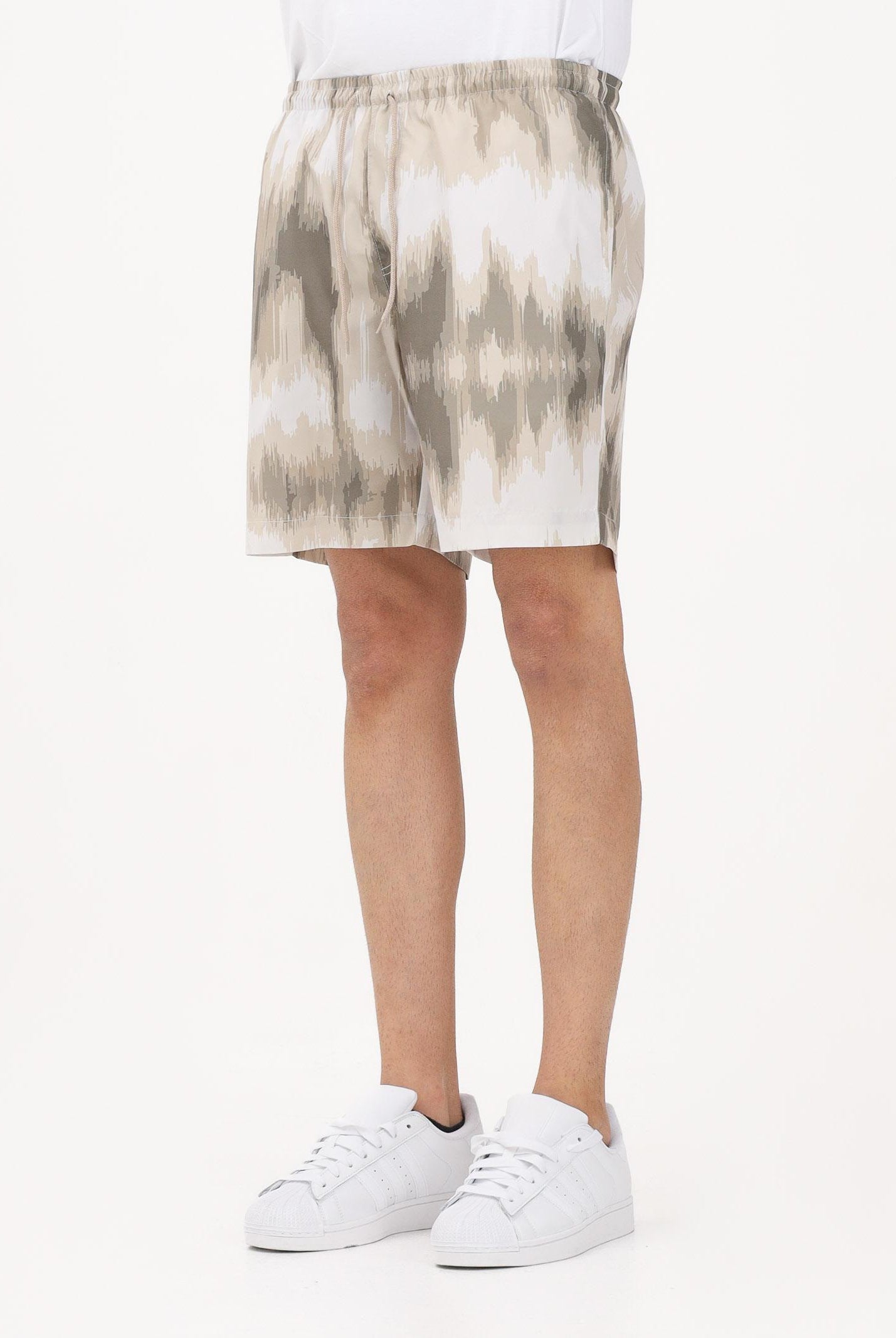 AUSTRALIAN Shorts mare beige da uomo caratterizzato da una stampa sfumata SWUCU0018 240 AUSTRALIAN