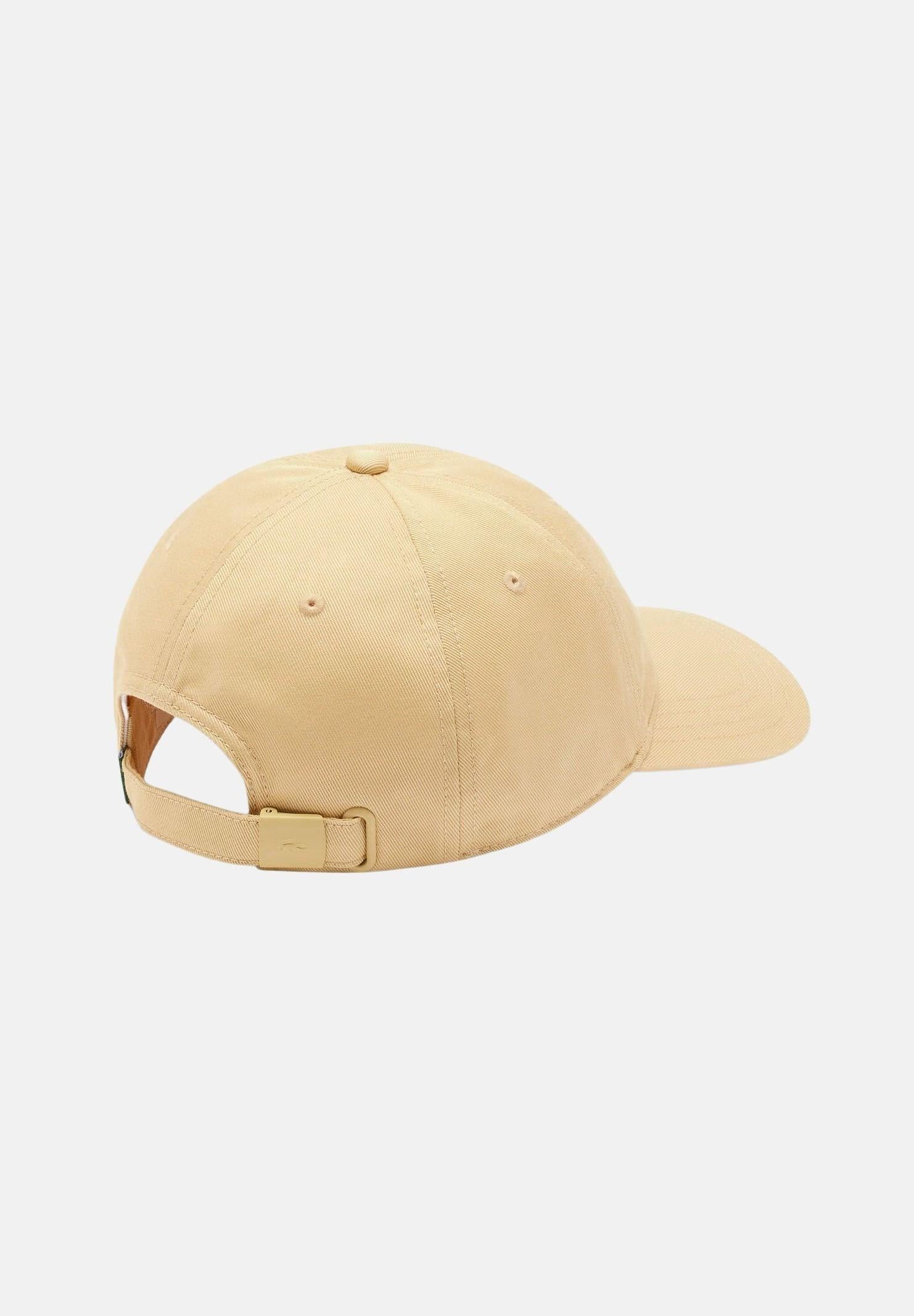 LACOSTE Cappello con visiera giallo per uomo e donna con patch logo RK0491 8XF LACOSTE