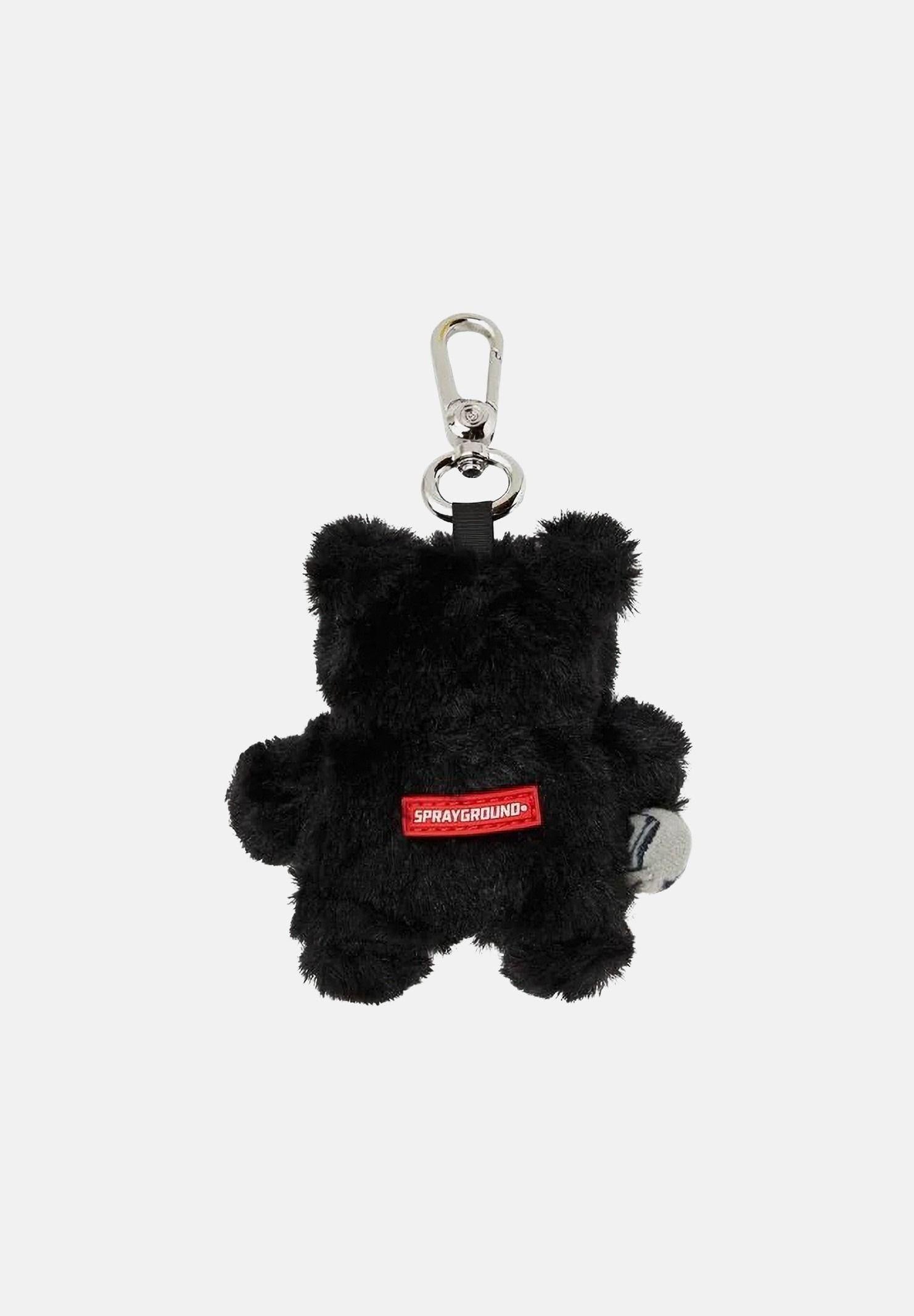 SPRAYGROUND Ciondolo FUR CRAY BLACK BEAR KEYCHAIN nero da donna 910K8353NSZ . SPRAYGROUND