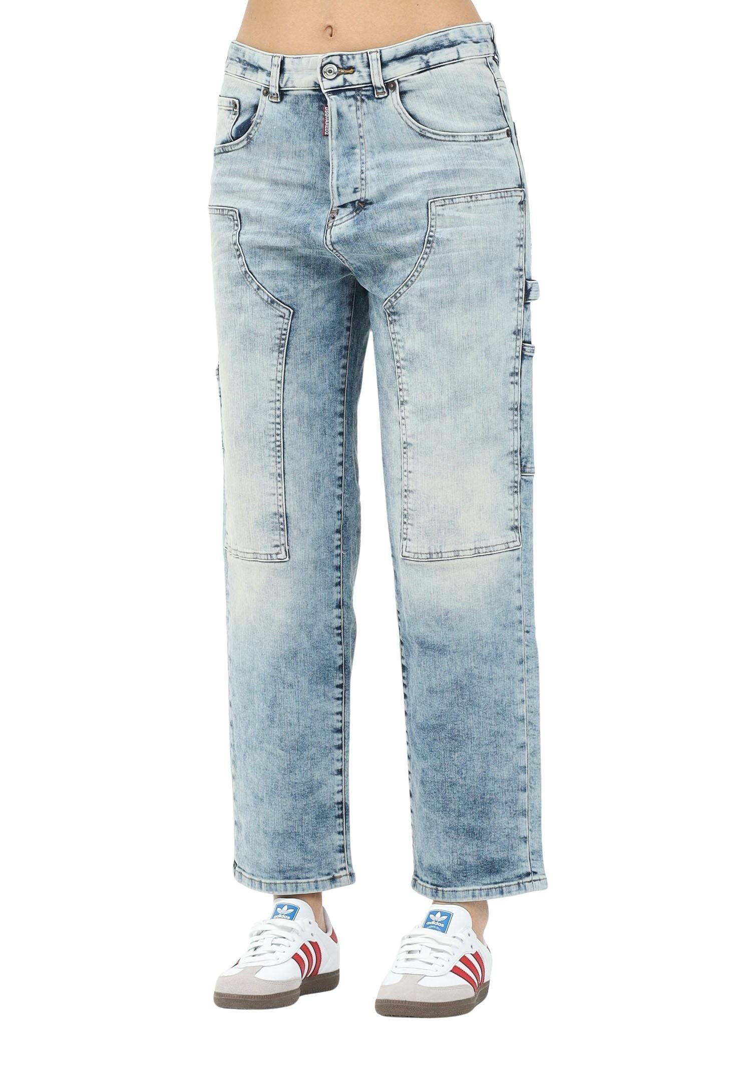DSQUARED2 Jeans in denim sfumato per donna, ragazzi e bambini DQ2636D0AC2 DQ01 DSQUARED2