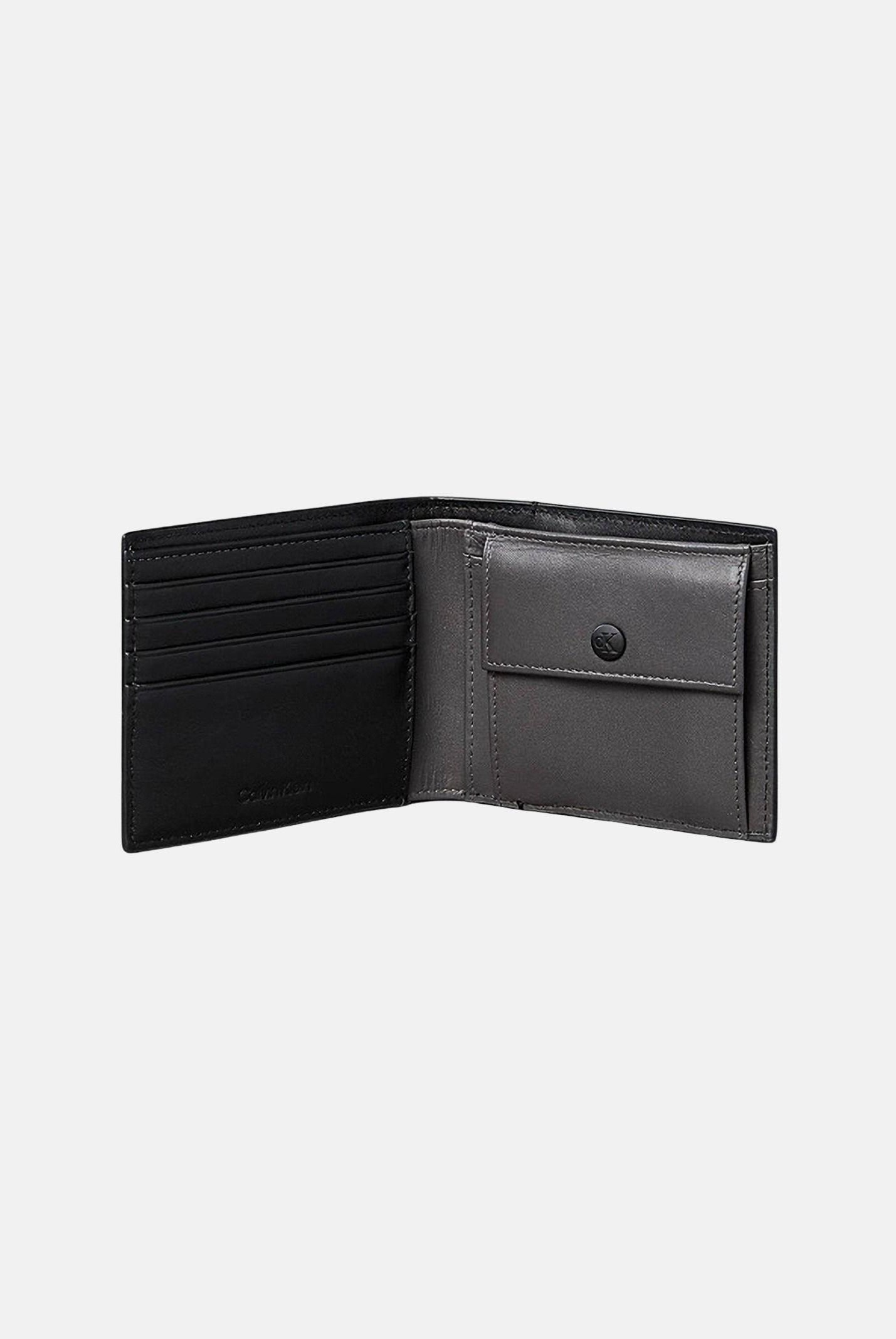 CALVIN KLEIN portafoglio bi-fold da uomo nero LV04D1156G UB1 CALVIN KLEIN