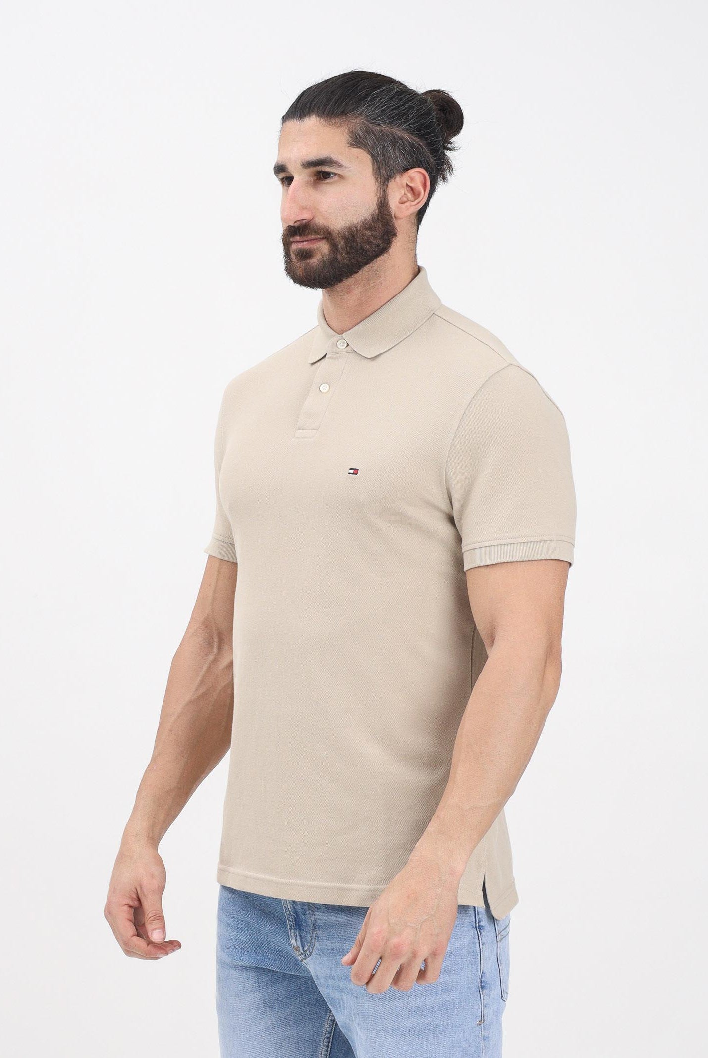 Polo manica corta regular fit primavera estate MW0MW17770 RBT TOMMY HILFIGER