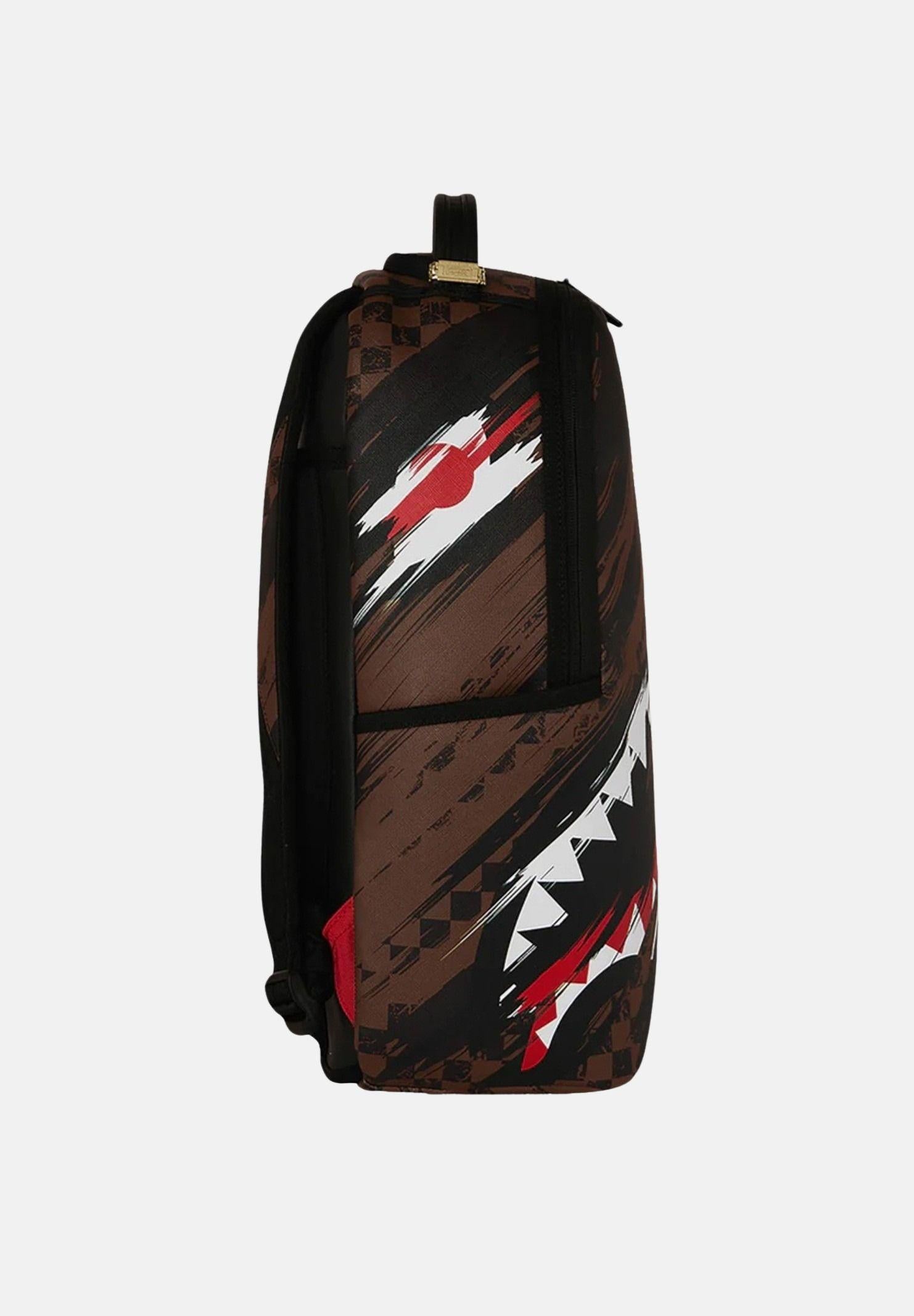SPRAYGROUND Zaino Smeared Grunge marrone e nero per uomo e donna 910B8556NSZ . SPRAYGROUND