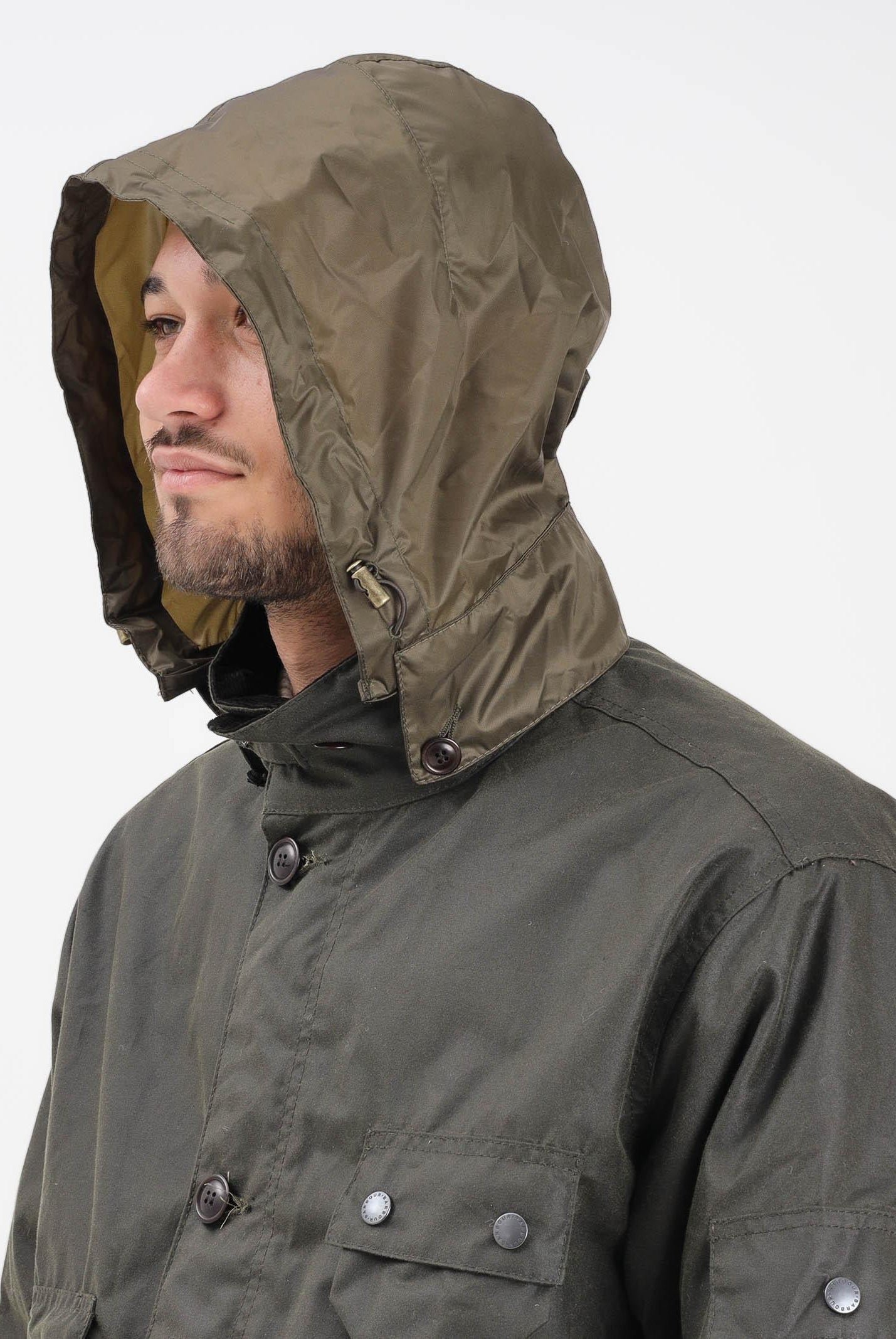 BARBOUR Giubbotto Editor verde da uomo 252MMWX2480 OL71 BARBOUR