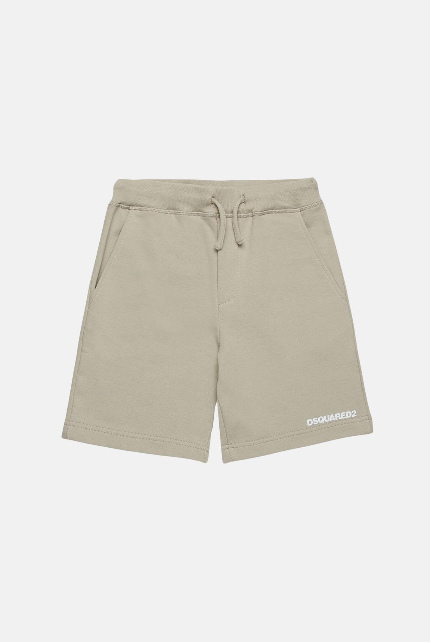 DSQUARED2 Shorts beige da neonato con logo DQ2871D0094 DQ717 DSQUARED2