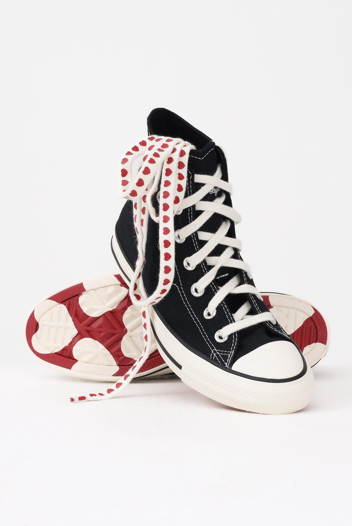 CONVERSE Sneakers Chuck Taylor All Star Valentine's Day nere da donna A19056C . CONVERSE