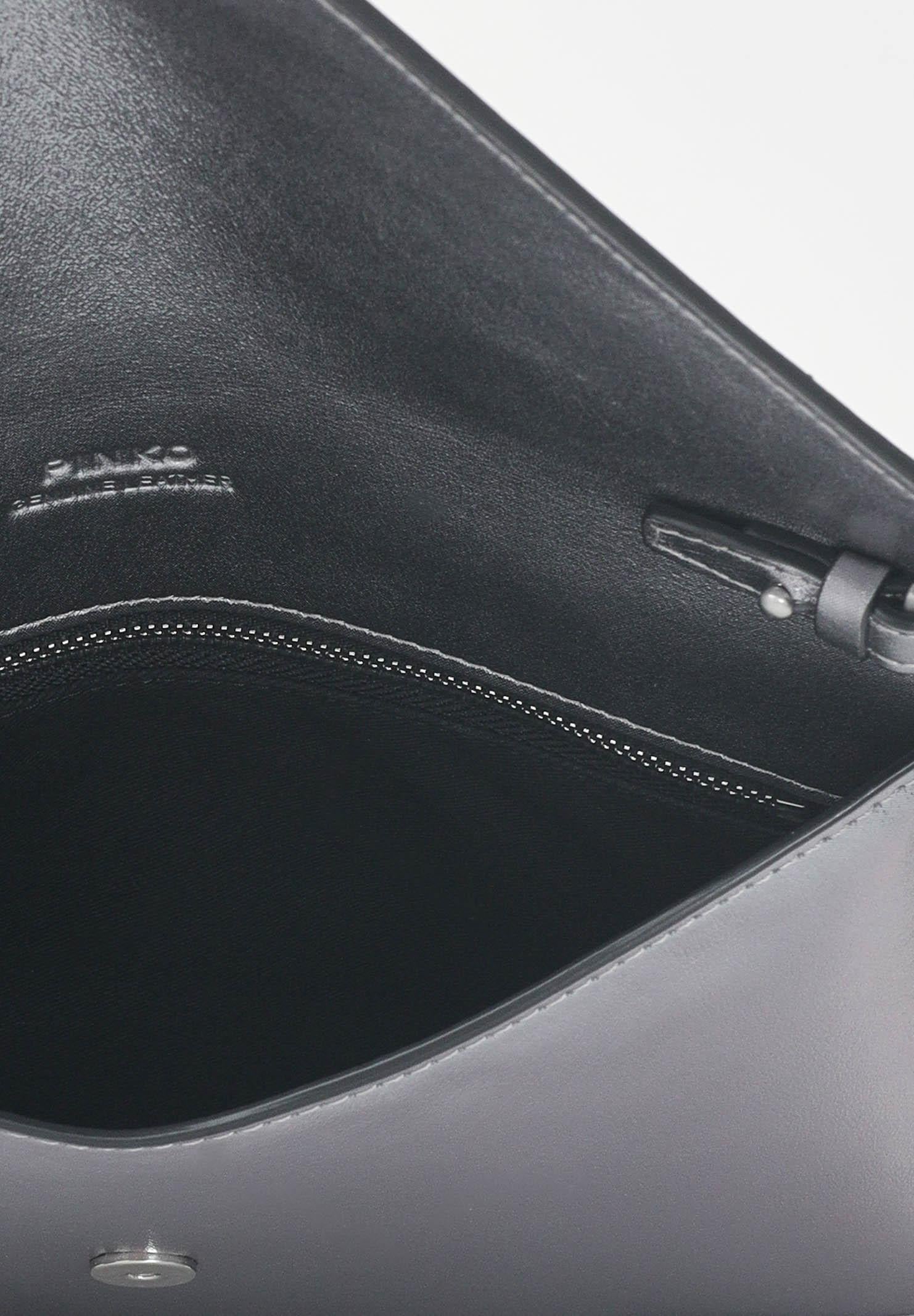 PINKO Pochette FLAT PURSE SHEEP argento da donna 104820A2O9 KZ7E PINKO