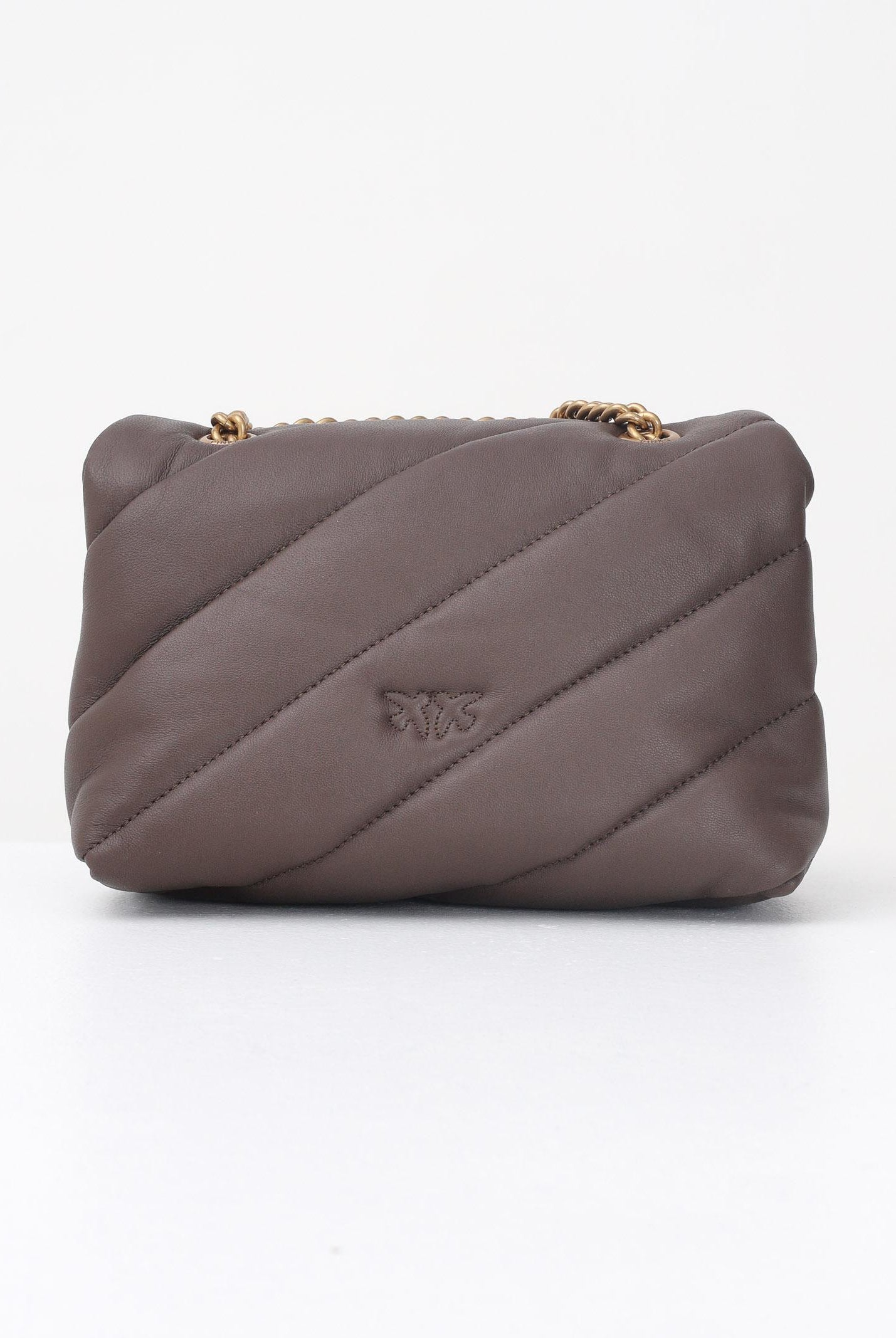 PINKO Borsa a tracolla Mini Love Bag Puff marrone da donna 100039A0F2 L74Q PINKO