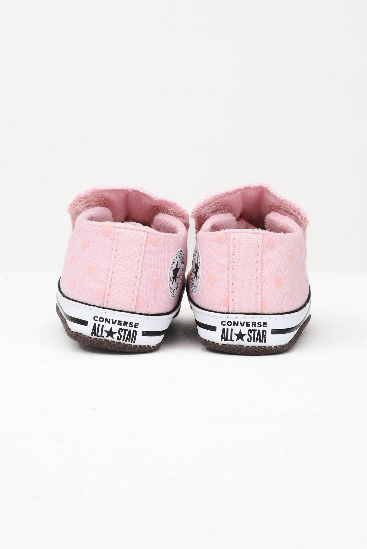 CONVERSE Scarpe da culla Chuck Taylor All Star Polka Dots Baby Crawlers rosa da neonato A14385C . CONVERSE