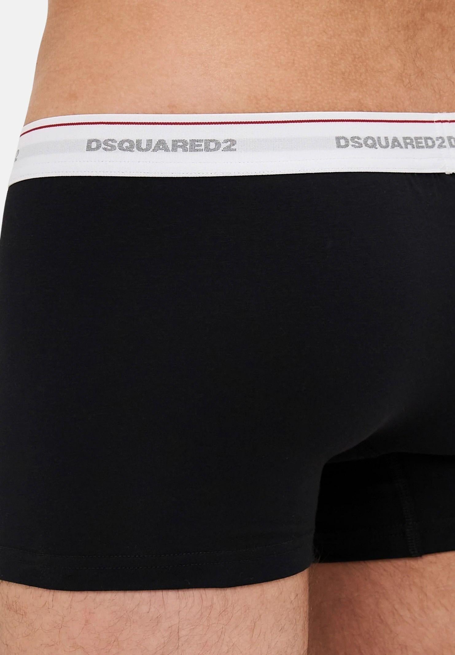 DSQUARED2 Boxer multicolore da uomo proposti in un pratico pack da 3 pezzi DCX310060 984 DSQUARED2