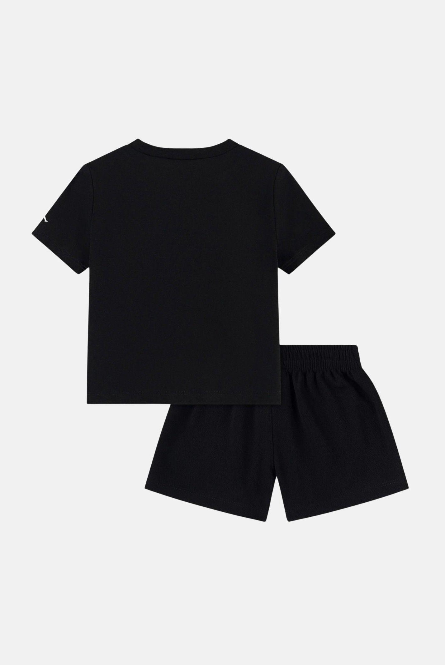 JORDAN Completino Brooklyn Mesh nero per bambino e bambina 85F478 023 JORDAN