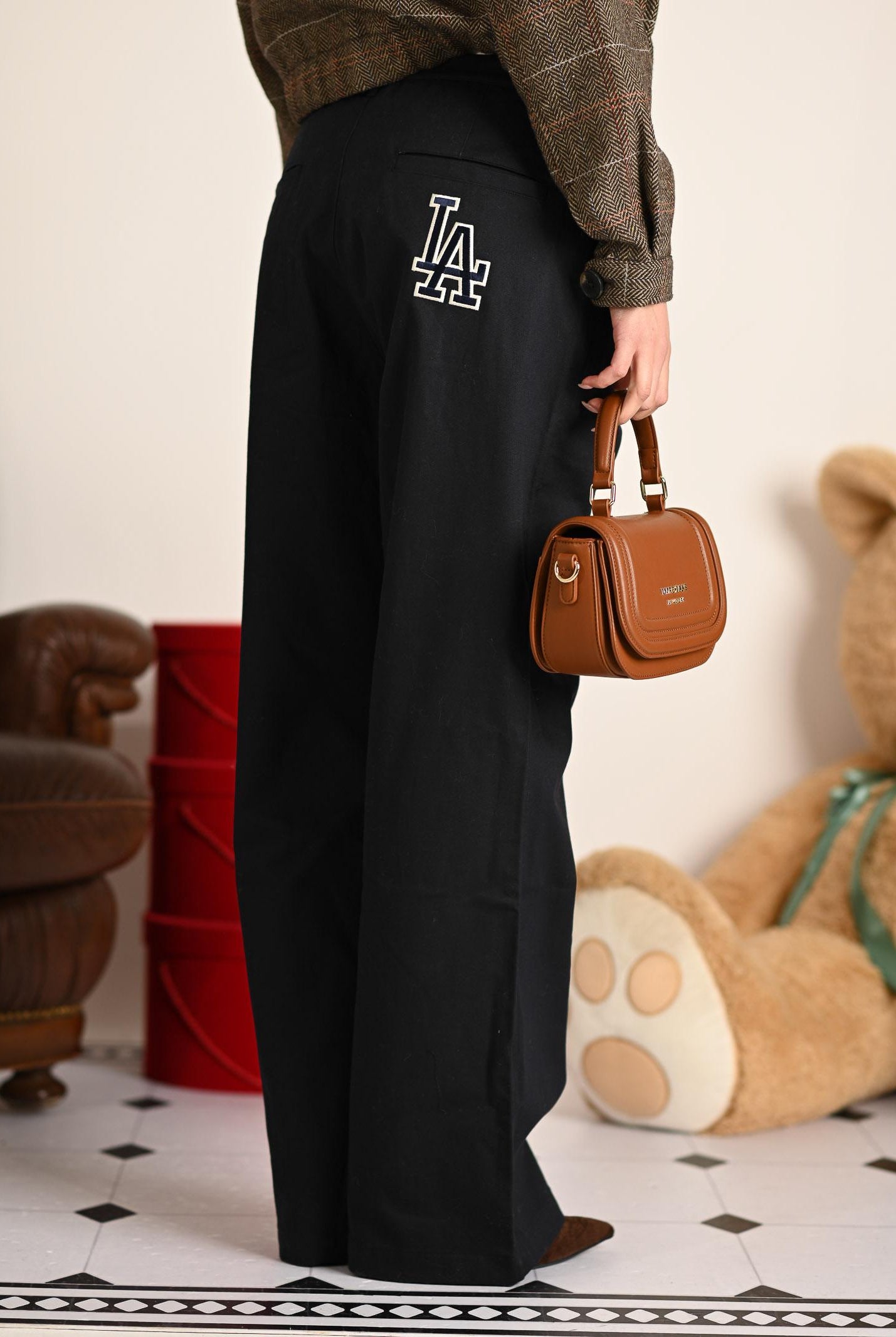 NEW ERA Pantalone LA Dodgers MLB Chino blu per uomo e donna 60684325 . NEW ERA