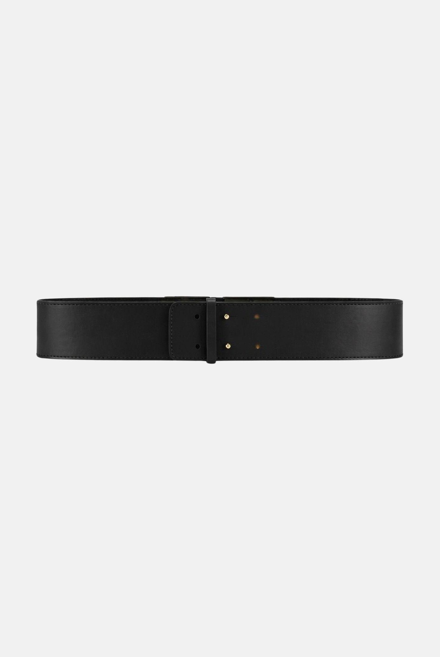 ELISABETTA FRANCHI Cintura nera da donna con placca logo CT21S62E2 110 ELISABETTA FRANCHI