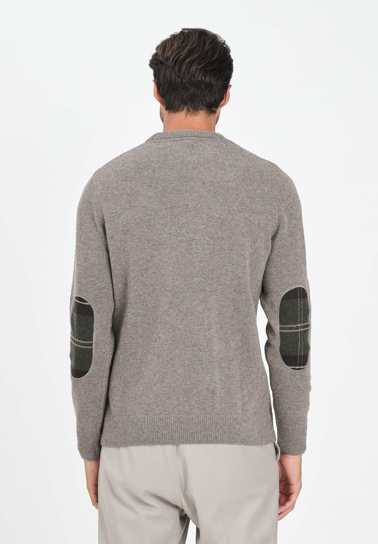 BARBOUR Maglione girocollo Holden beige da uomo 252MMKN1576 OL76 BARBOUR