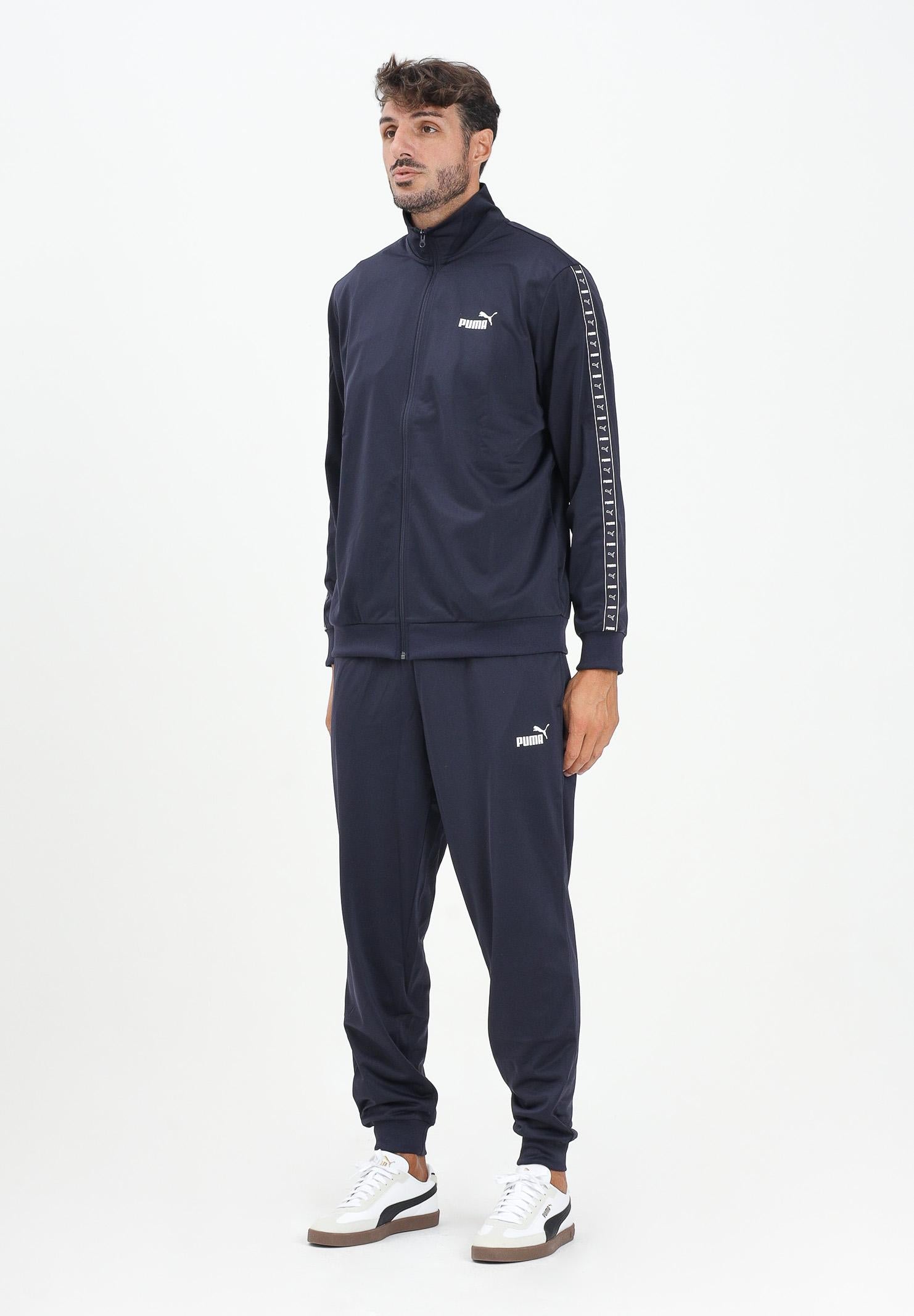 PUMA Tuta Poly Tape blu da uomo 684853 16 PUMA