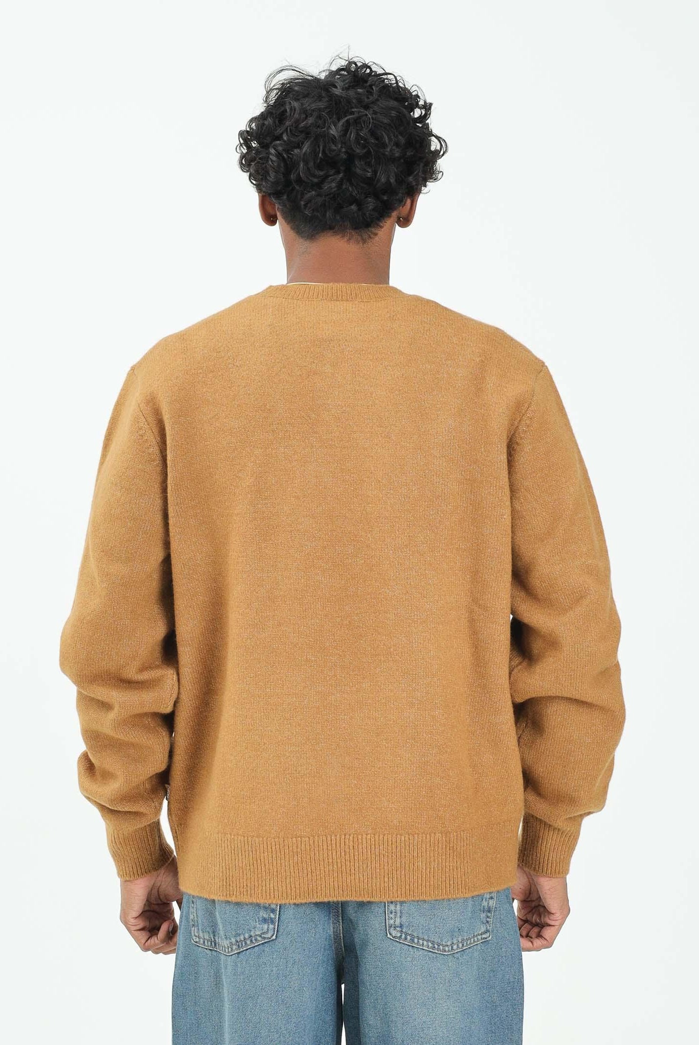 DICKIES Maglione girocollo Ruston cammello da uomo DK0A87OQ0BD1 . DIckies