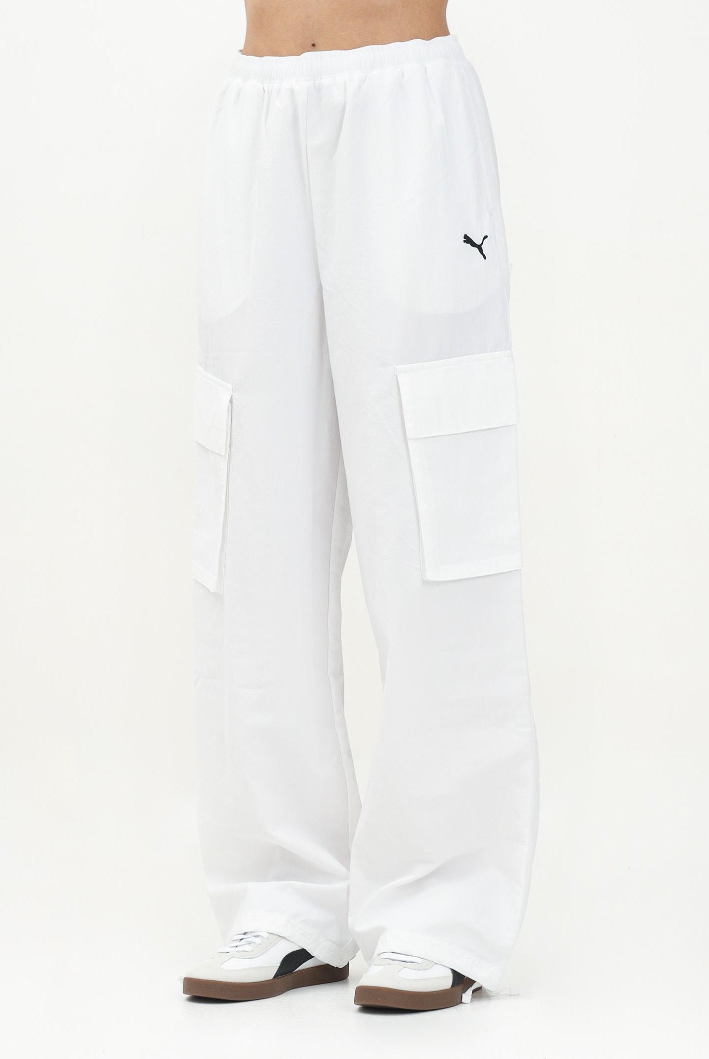 PUMA Pantalone sportivo WARDROBE ESS bianco da donna 629756 02 PUMA