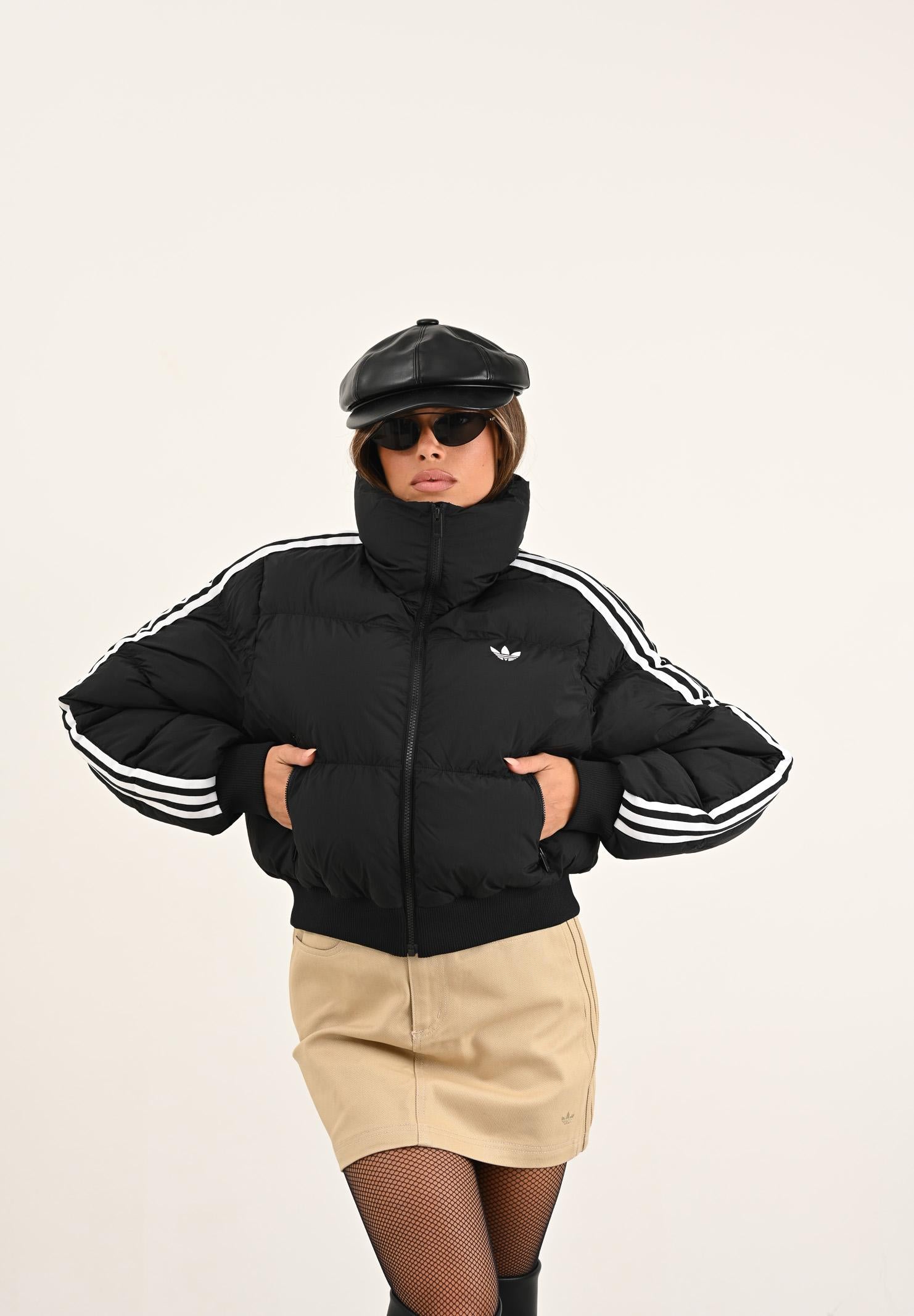 ADIDAS ORIGINALS Piumino Adicolor nero da donna JX2970 ADIDAS ORIGINALS