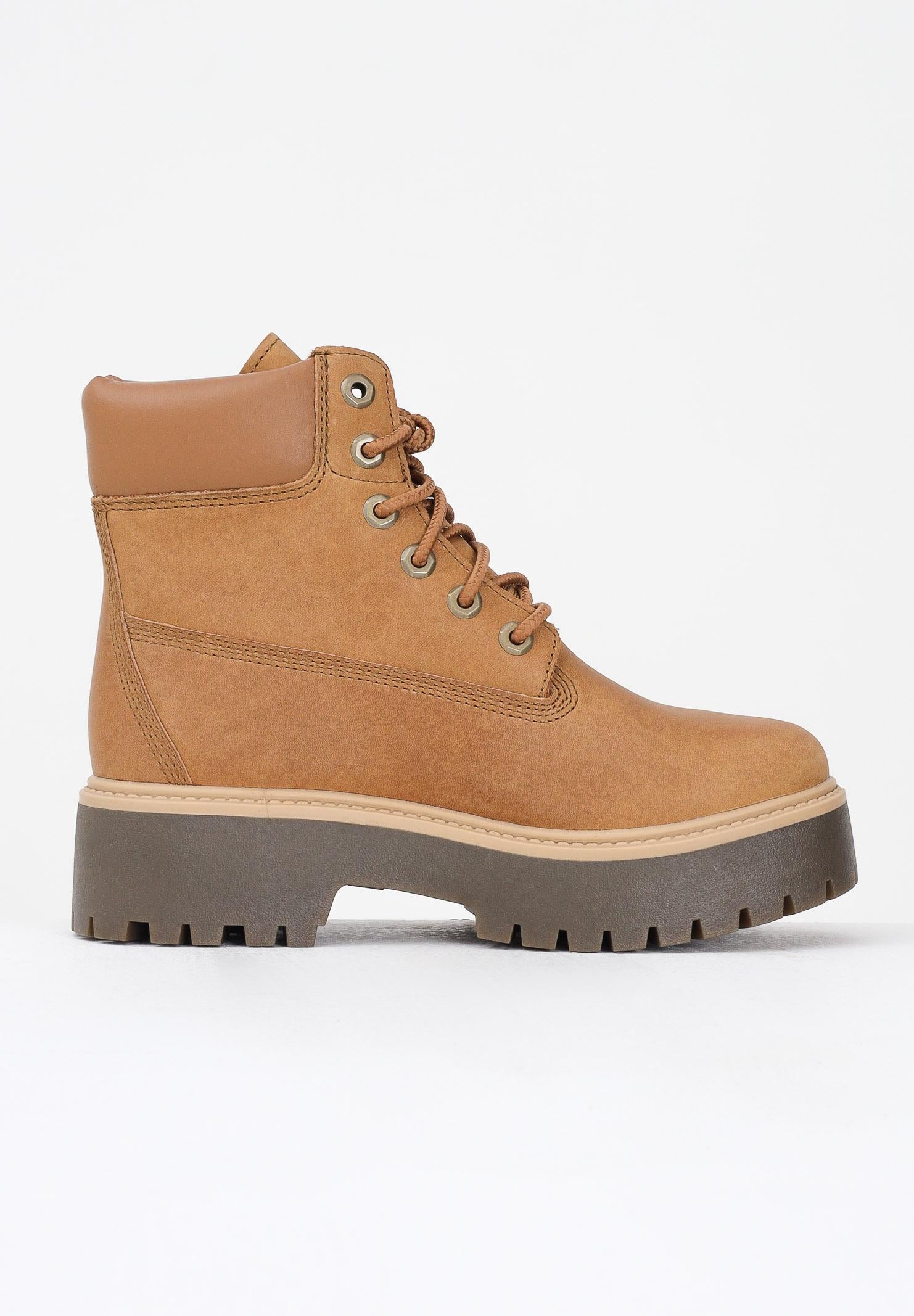 TIMBERLAND Anfibi con Plateau Stone Street 6-Inch beige da donna TB0A2H3CEN11 . TIMBERLAND