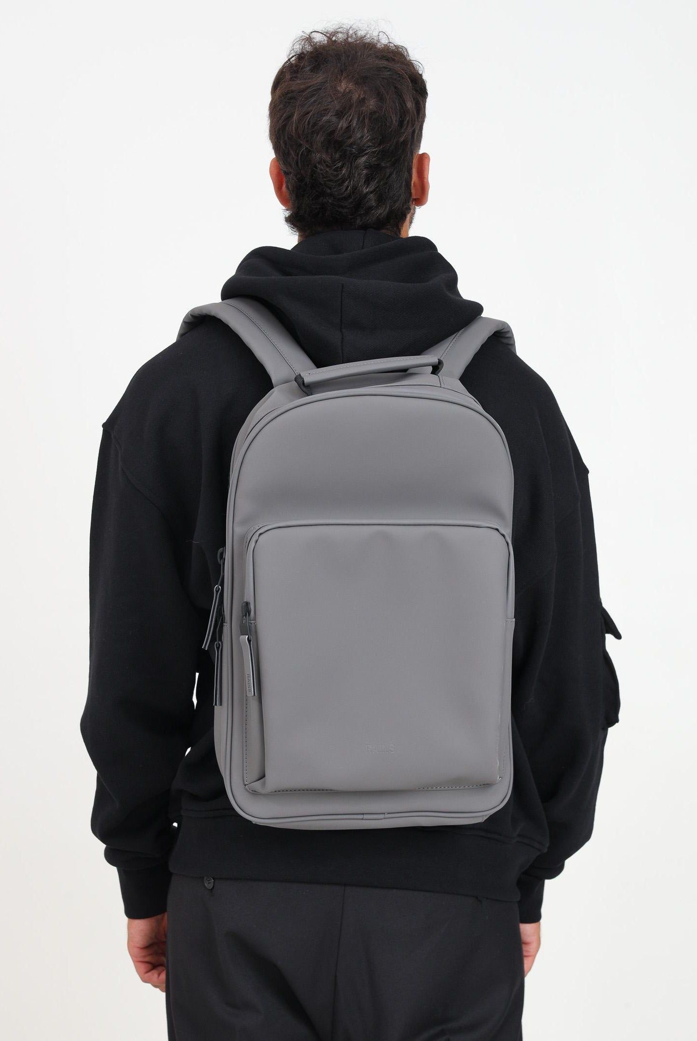 Zaino Book Daypack Large grigio per uomo e donna RA13680 GRY RAINS