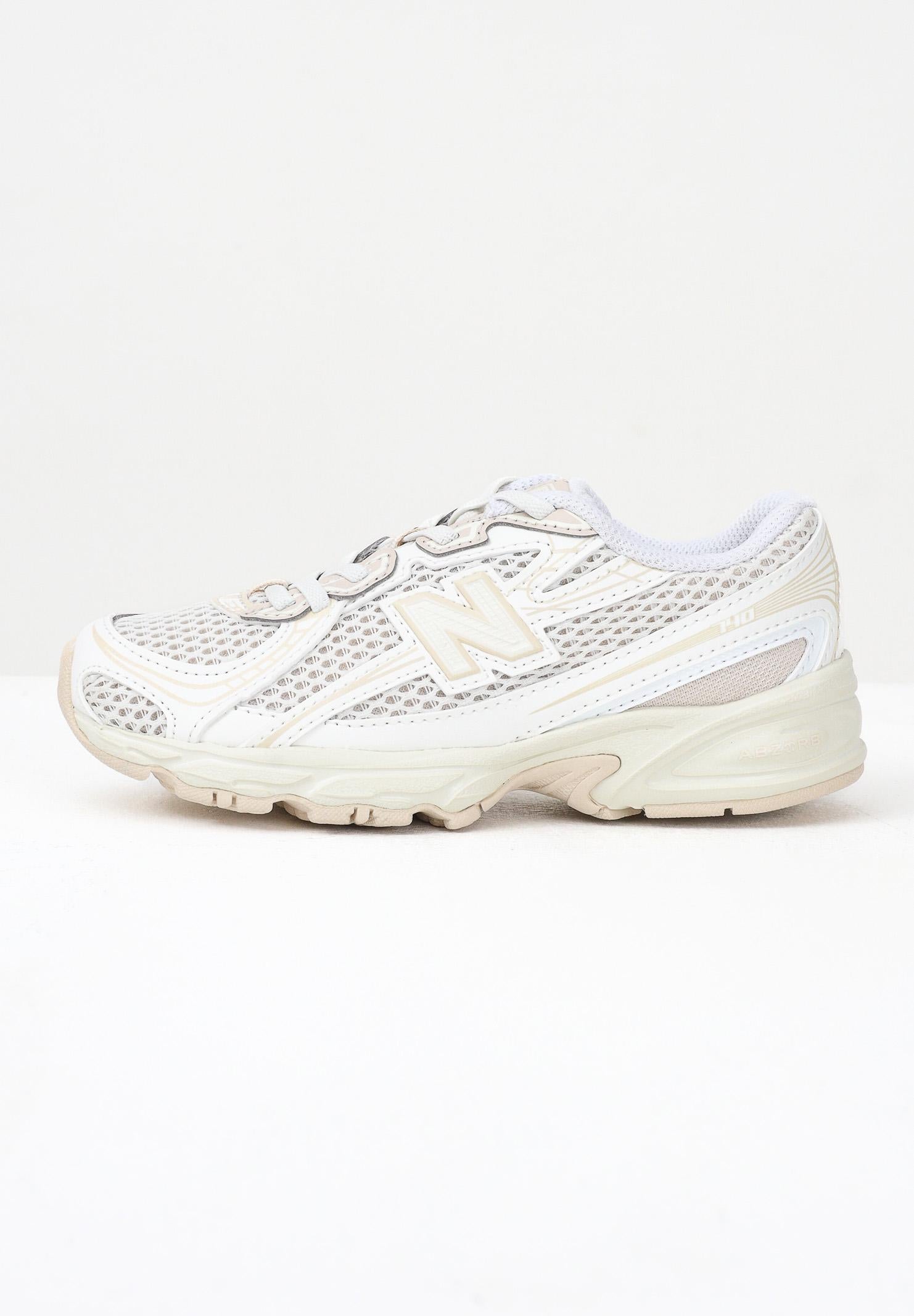 NEW BALANCE Sneakers 740 BUNGEE LACE panna per bambino e bambina PZ740KP NEW BALANCE