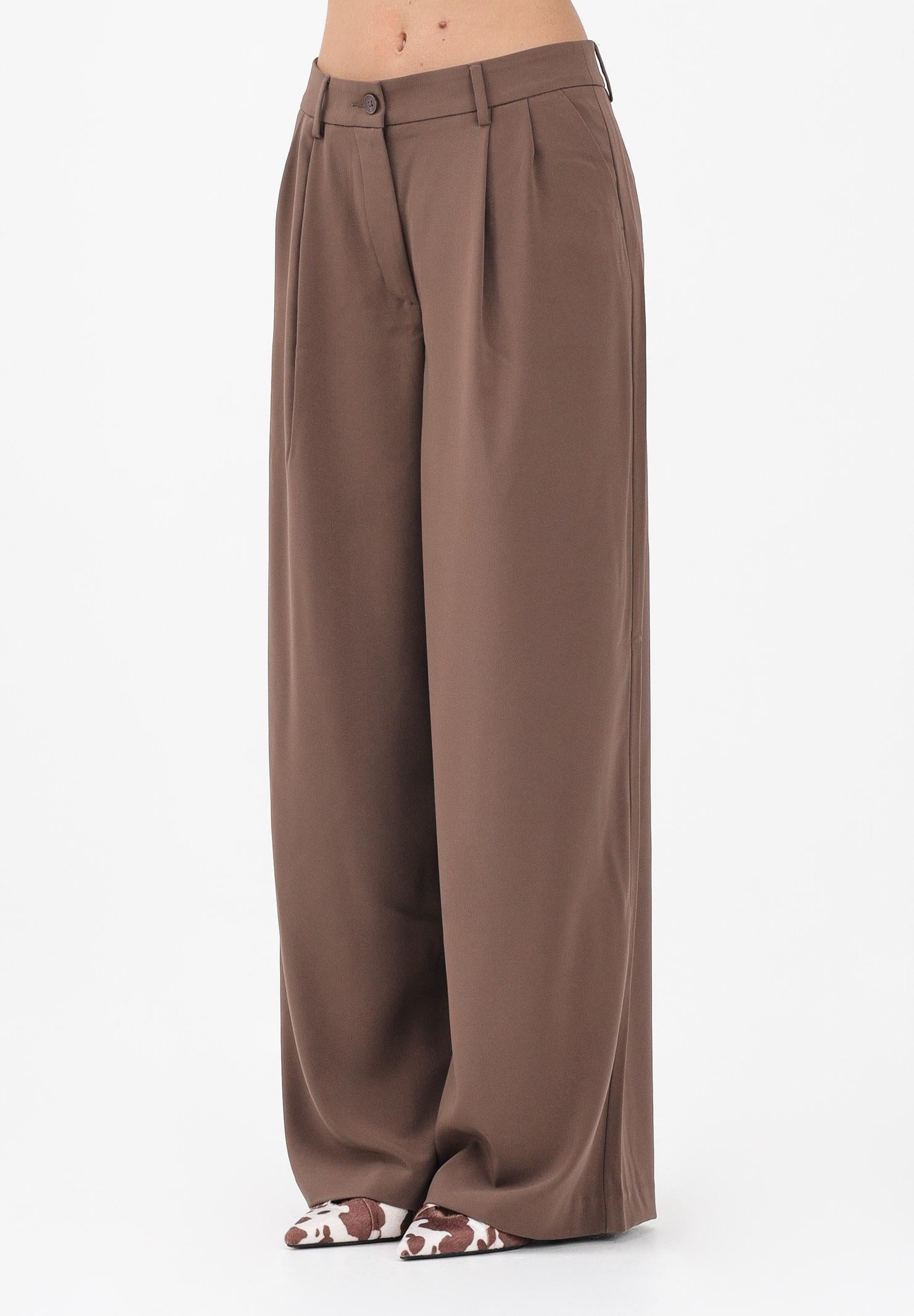 ONLY Pantalone elegante marrone da donna 15363801 CHMA ONLY