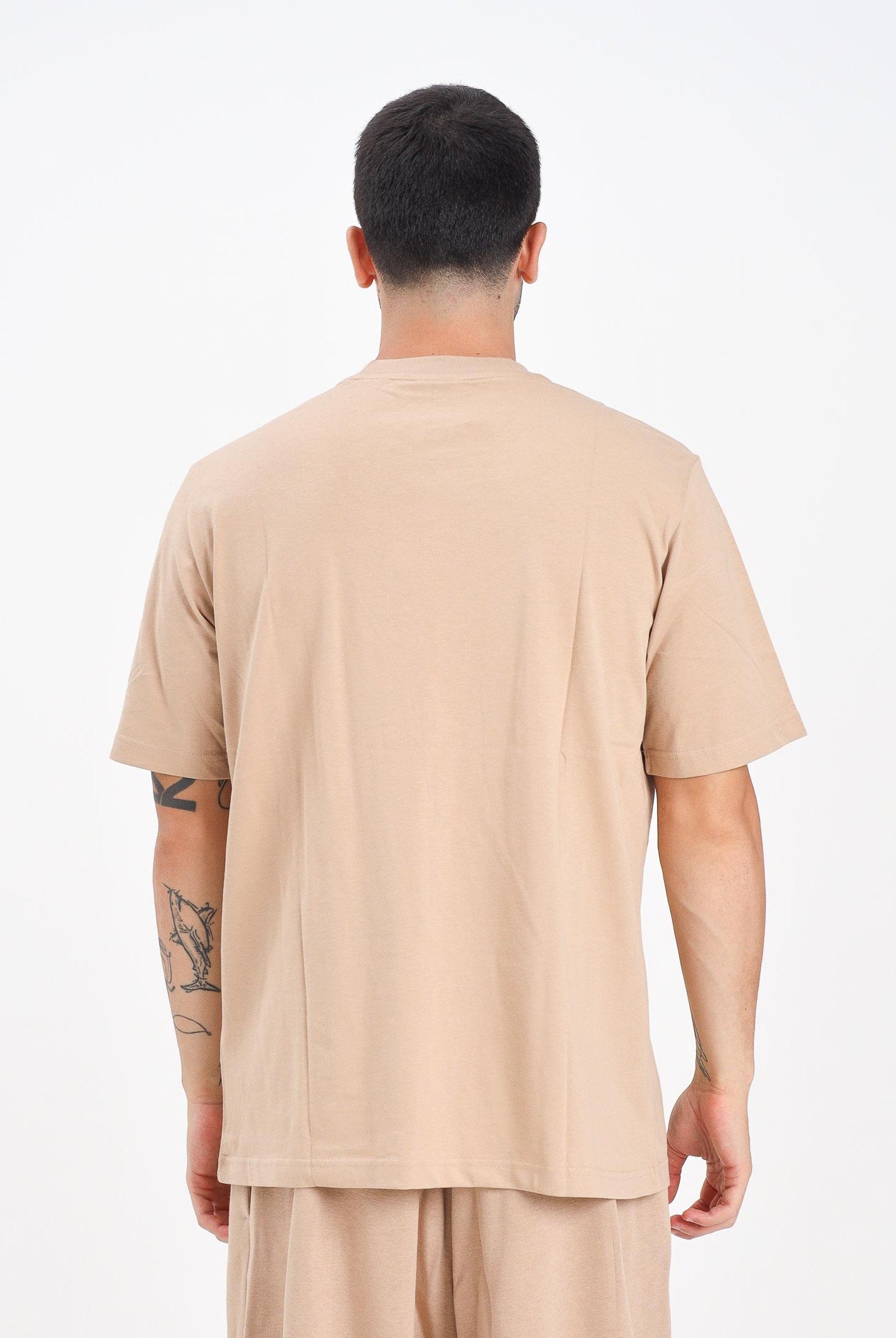 ADIDAS PERFORMANCE T-shirt a manica corta Essentials Big Logo beige da uomo JX3281 ADIDAS PERFORMANCE