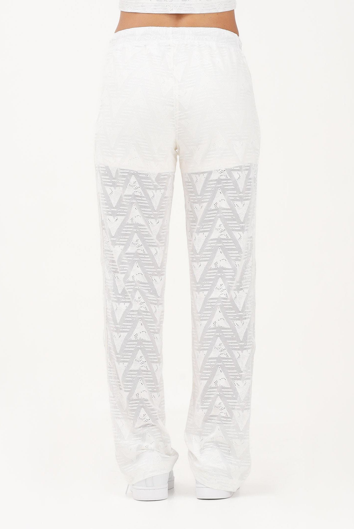ADIDAS ORIGINALS Pantalone sportivo Firebird Classic in pizzo bianco da donna KE3455 . ADIDAS ORIGINALS